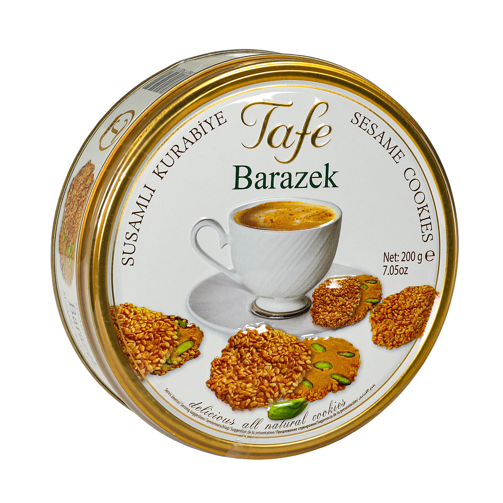 Печенье Tafe с кунжутом Barazek 200 г печенье tafe песочное 320 г