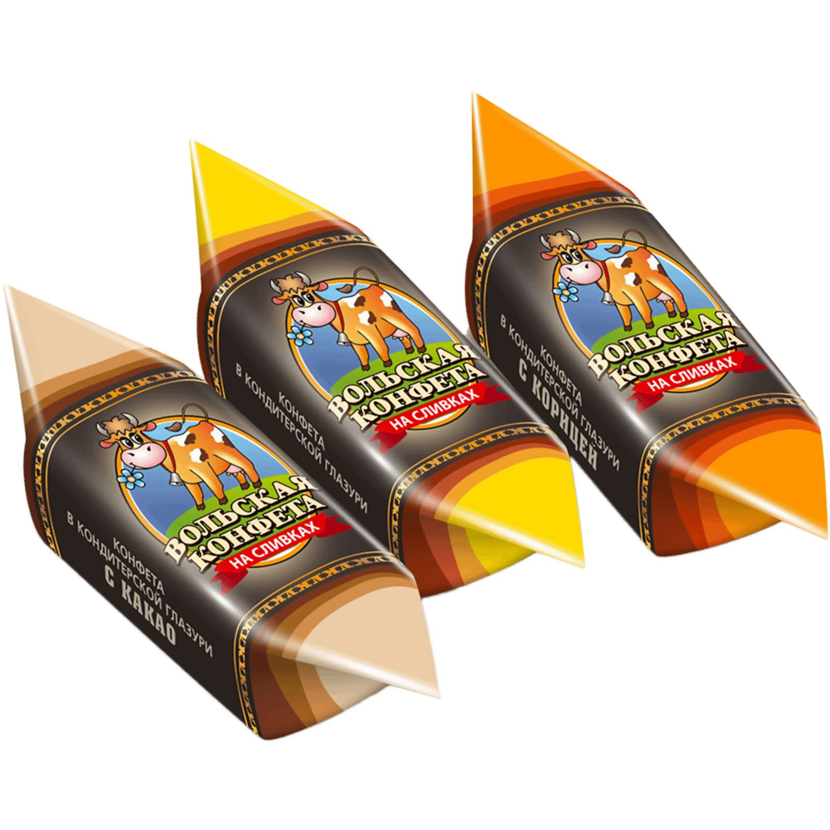 Конфеты Вольский кондитер на сливках ассорти, 305 г