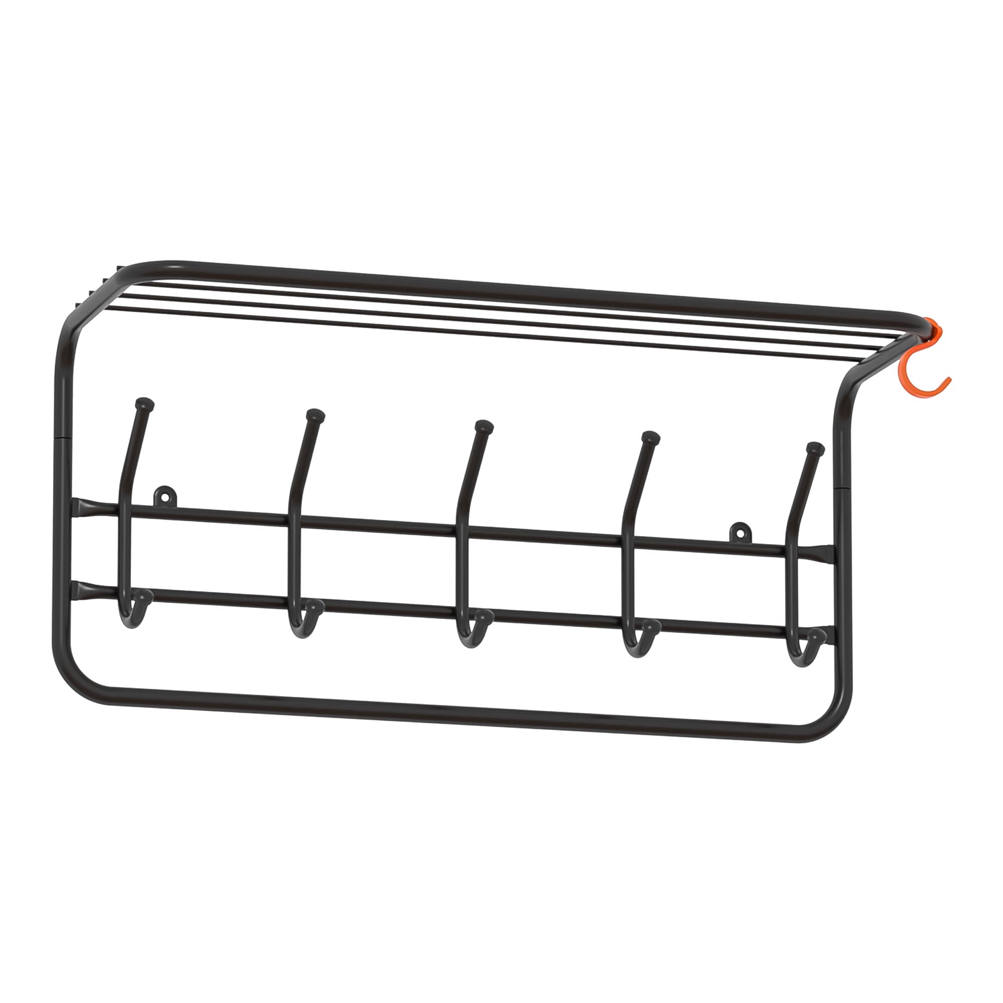 Вешалка с полкой ЗМИ 60 черная 60х22х266 см 989₽