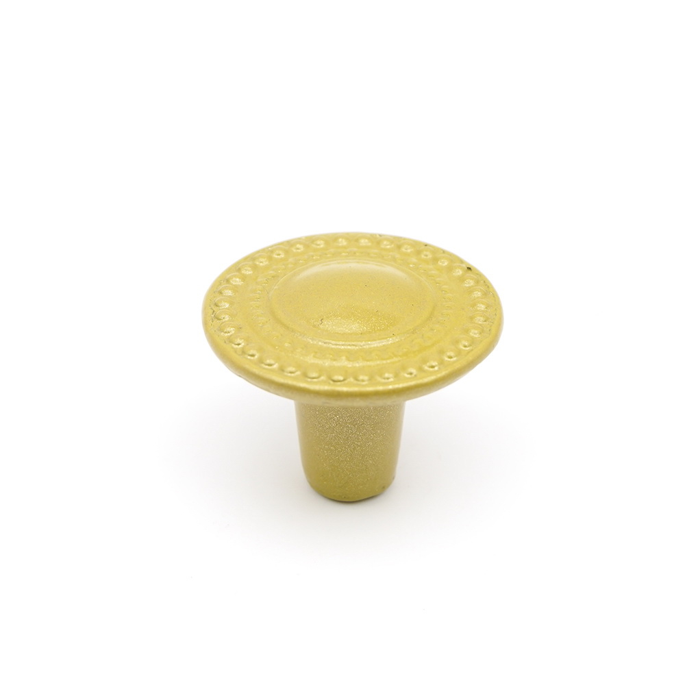 Ручка-кнопка мебельная Трибатрон Малая Золотой металлик ручка кнопка cappio d 31 мм матоваое золото