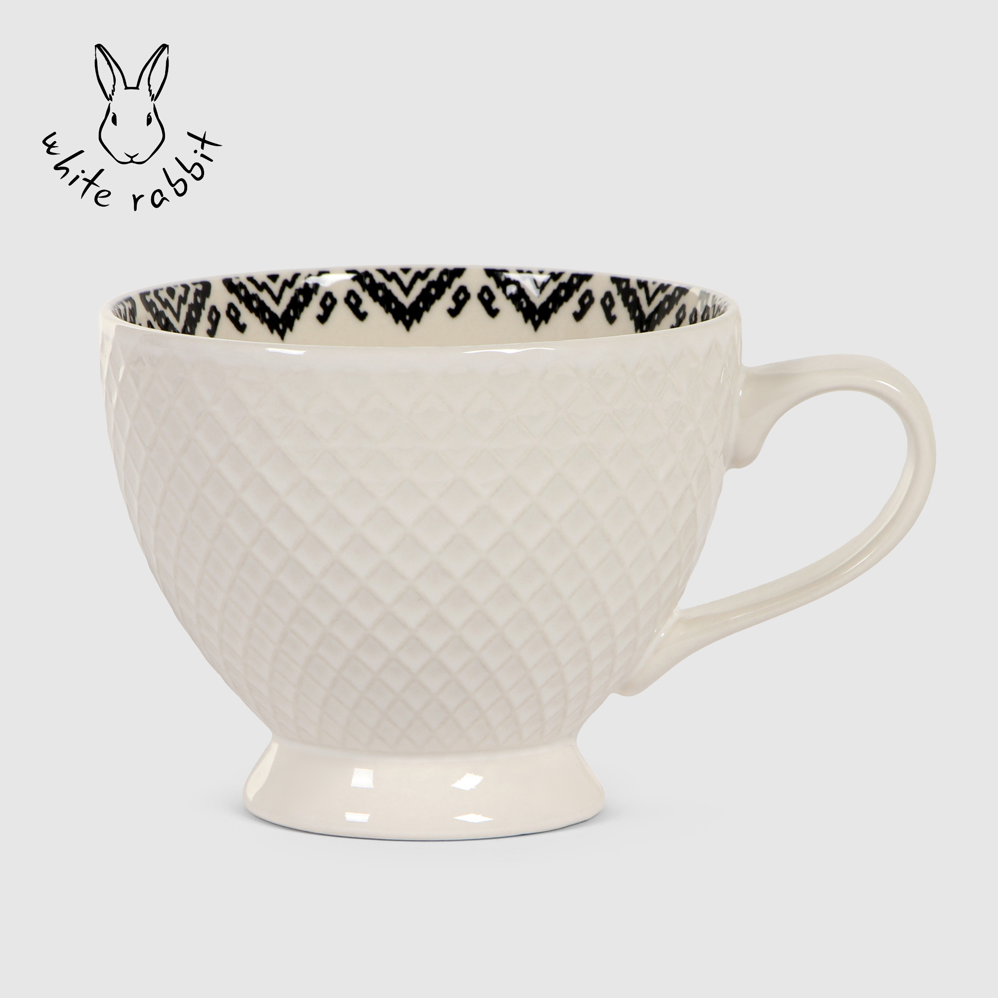 Кружка White Rabbit Embossed 400 мл