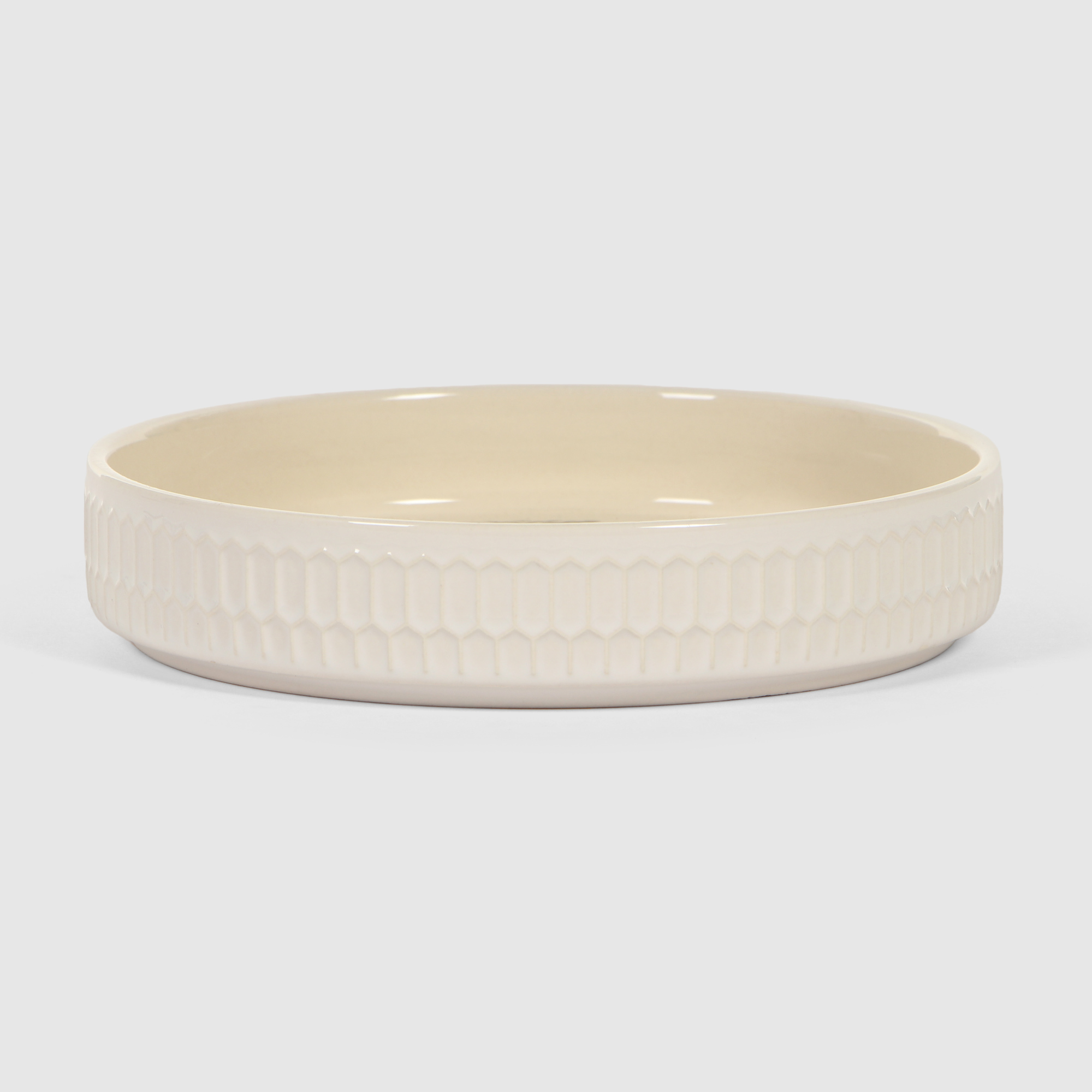 Тарелка White Rabbit Embossed 15,5 см доска тарелка для подачи стейка adelica 28×22×1 8 см береза