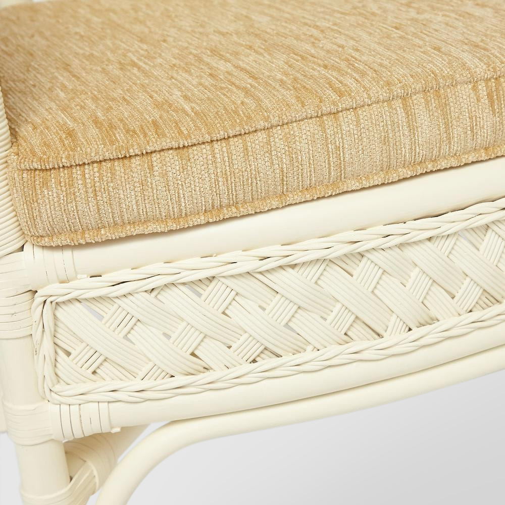 Комплект с подушками ТС Ротанг белый 3 предмета, цвет бежевый, размер 64х67х92 - фото 6