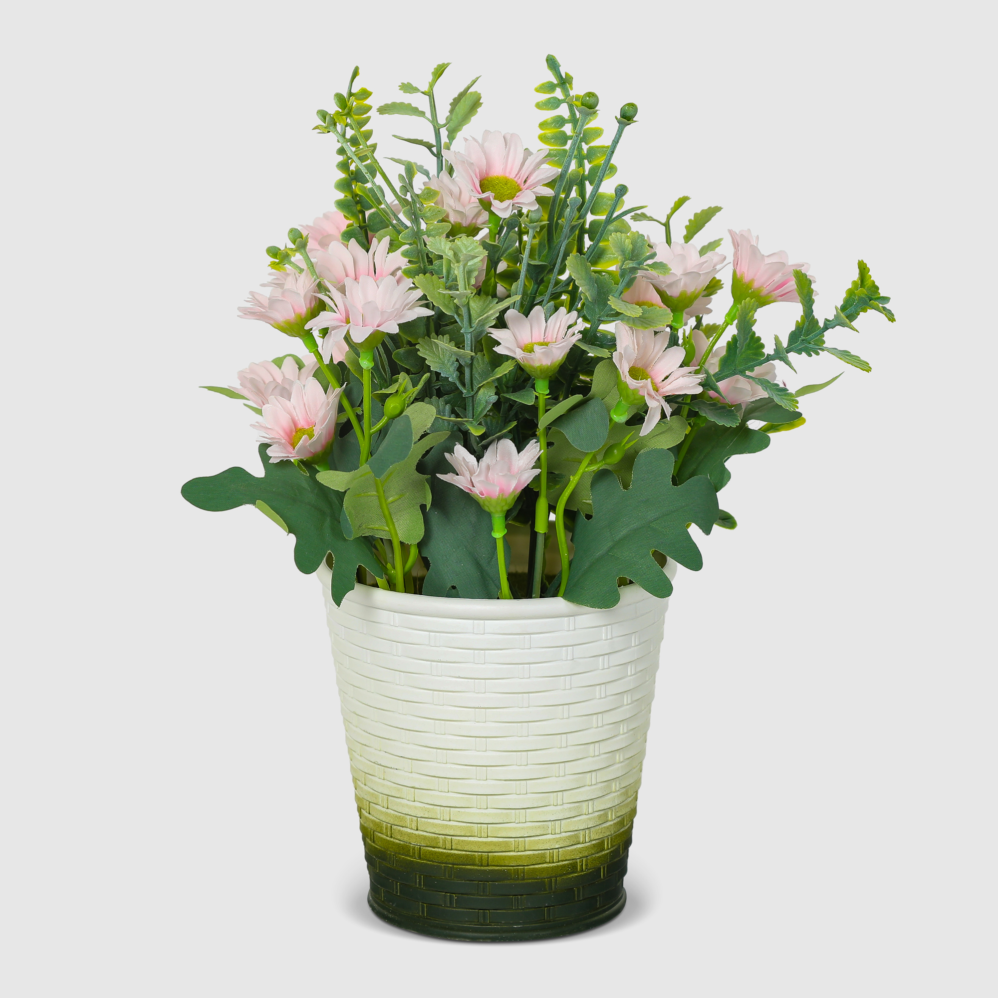 фото Растение искусственное dekor pap с цветами 12x12x28 см