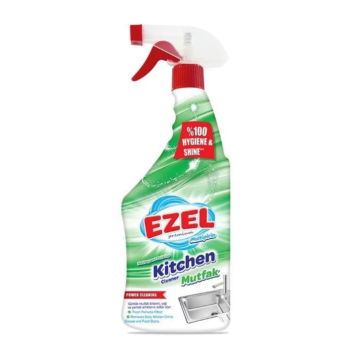 Спрей очищающий Ezel для кухни 750 мл смягчитель для белья ezel rose 3 л