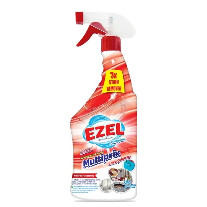 Спрей очищающий Ezel для удаления пятен 750 мл средство для удаления пятен с ковров vanish шампунь антибактериальный 450 мл
