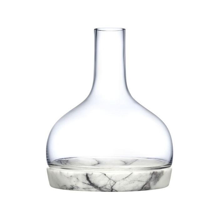 Декантер для вина Nude Glass Прохлада 1,25 л хрусталь и мрамор декантер для вина everblooming iceberg 1600 мл