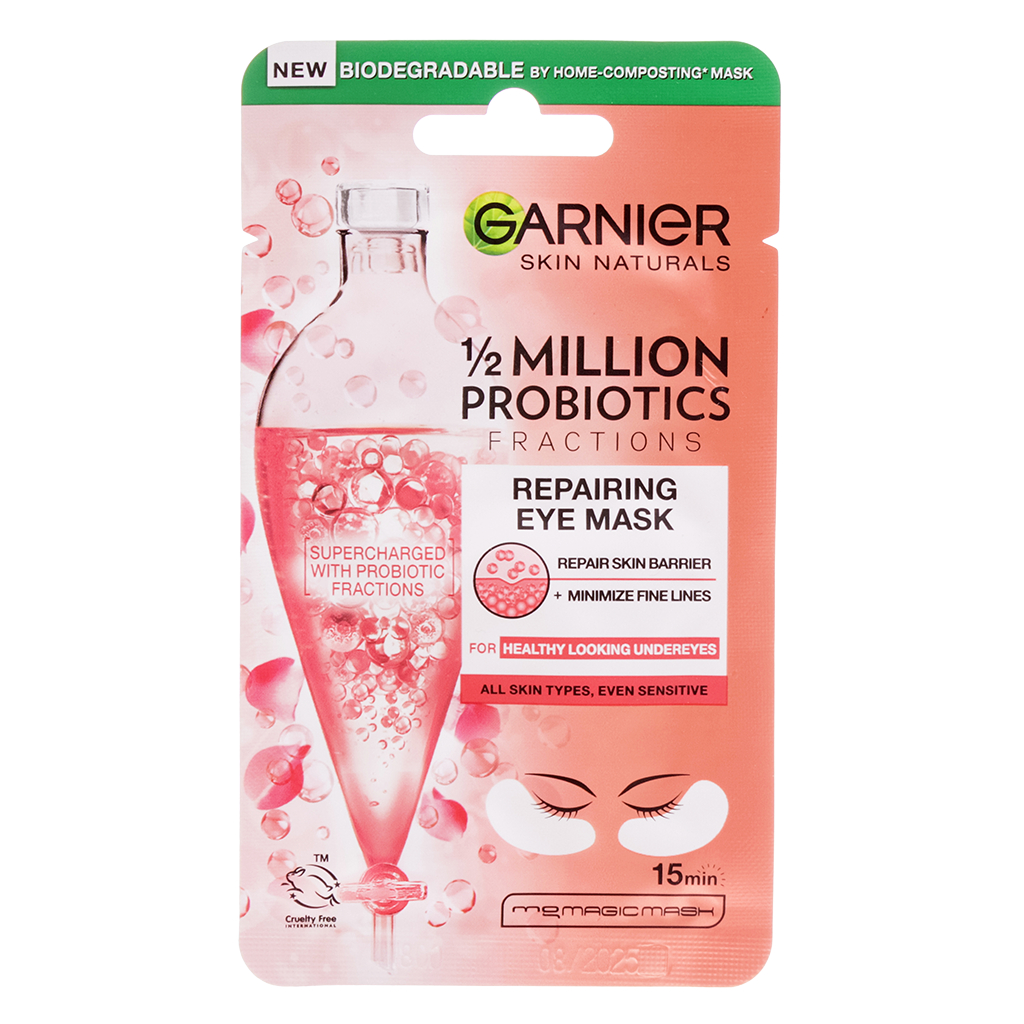 Патчи тканевые Garnier с пробиотиками зубная паста с пробиотиками 100г