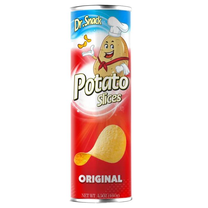 Чипсы Dr.Snack картофельные Оригинальные, 160 г чипсы dr snack картофельные паприка 160 г
