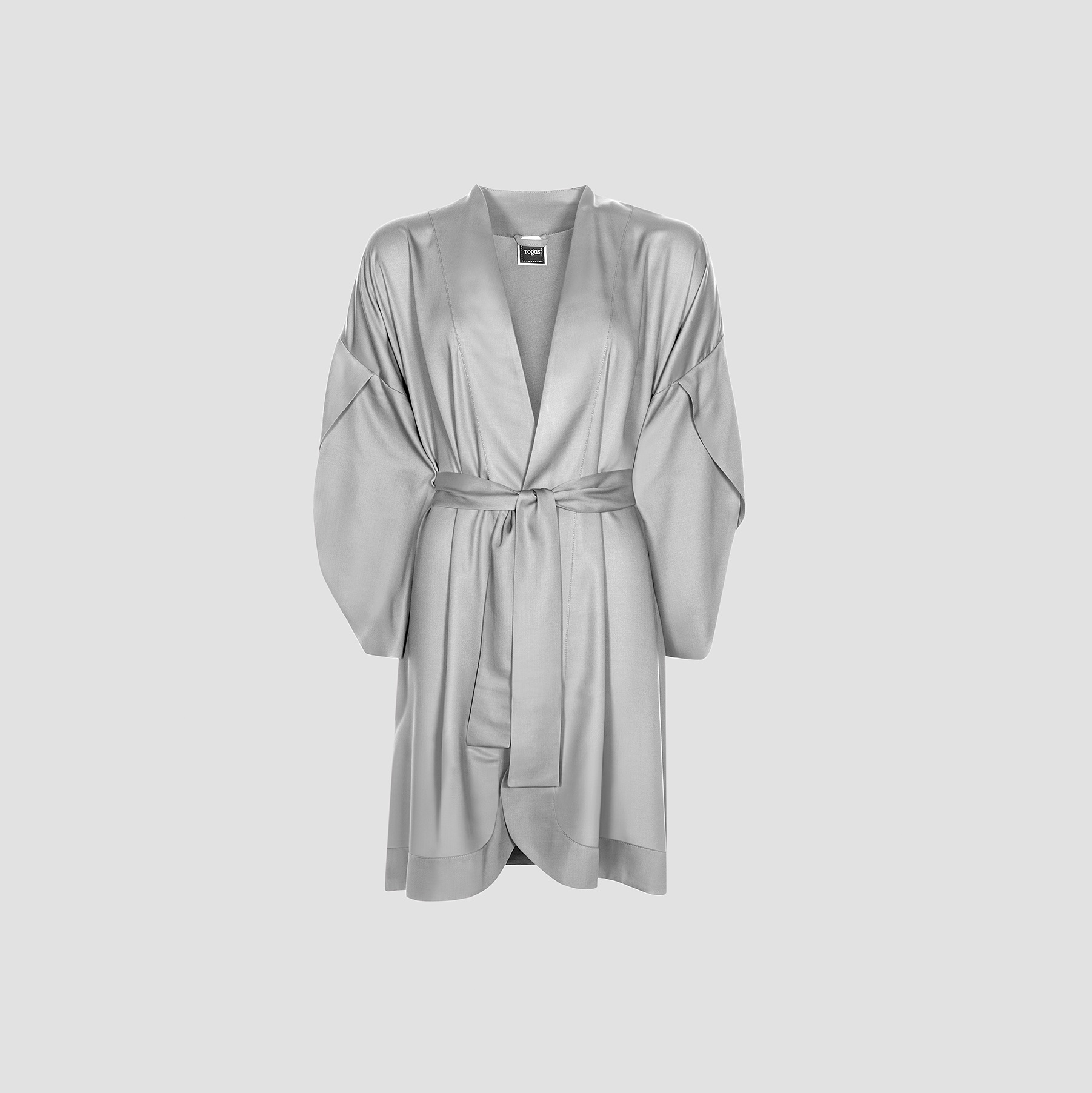 фото Халат-кимоно короткий togas наоми серый xs(42)