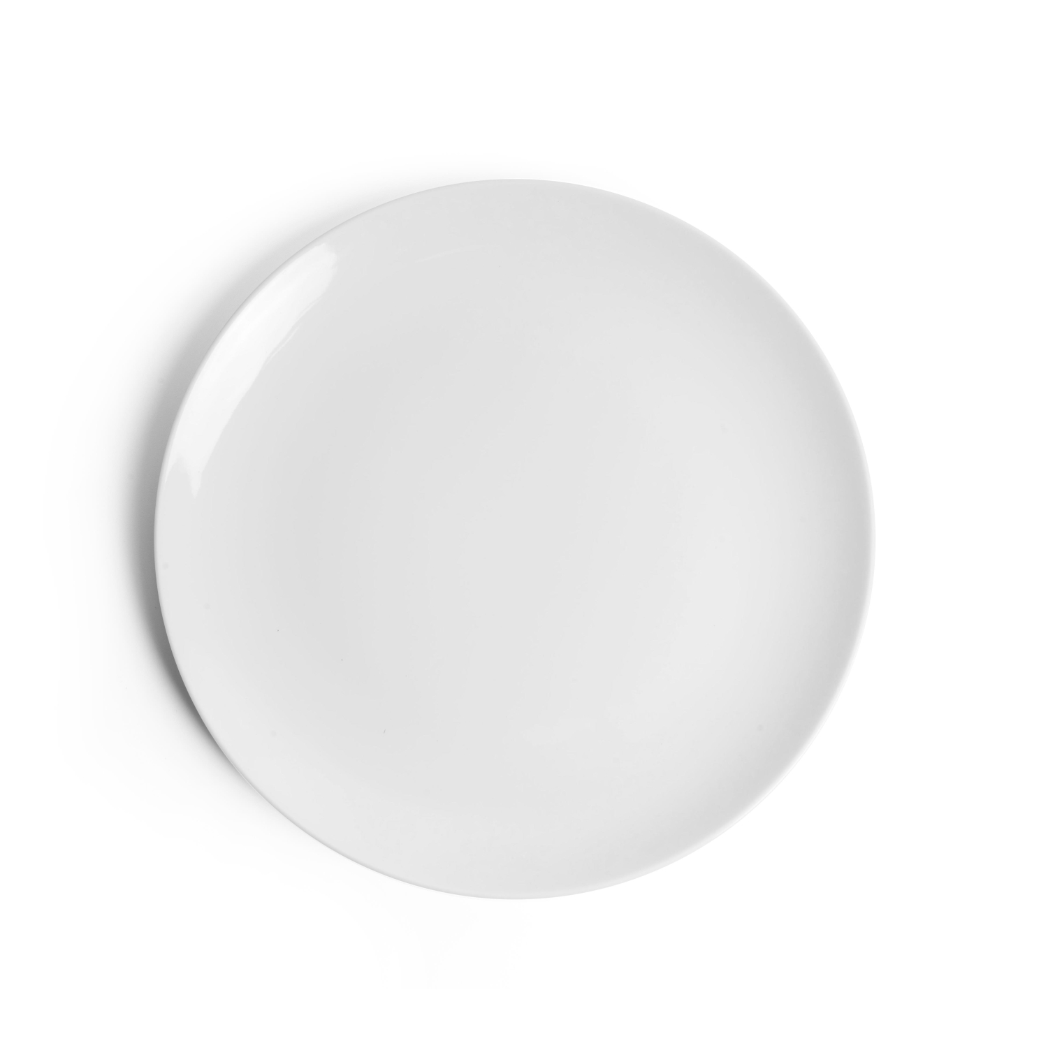 Тарелка обеденная Кулинарк белая сфера 26,5 см