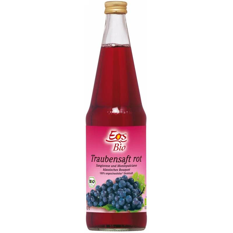 Сок Eos Bio виноградный красный 0,7 л