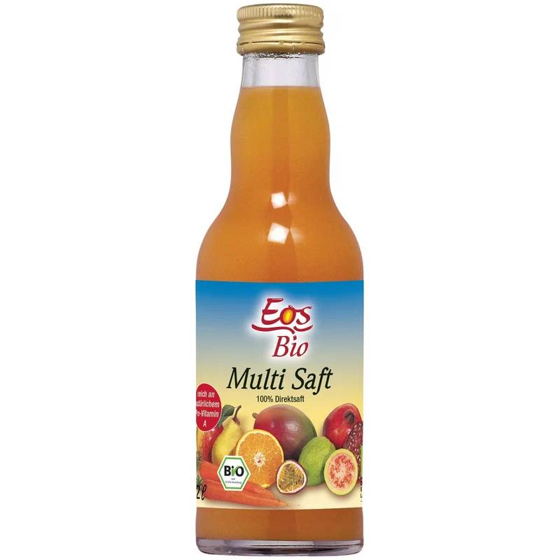 Сок Eos Bio мультифруктовый 0,2 л сок глобус мультифруктовый обогащенный витаминами 1 л