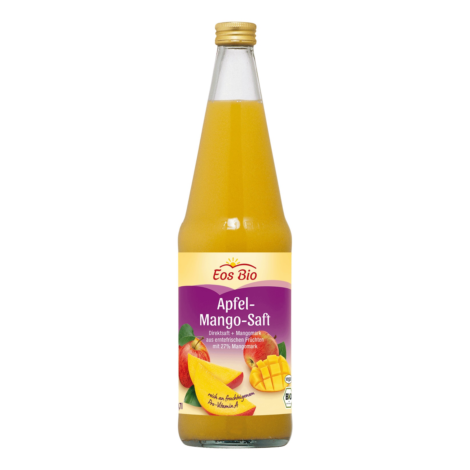 Сок Eos Bio яблочно-манговый 0,7 л пюре из манго bestofindia сорт альфонсо 850 гр