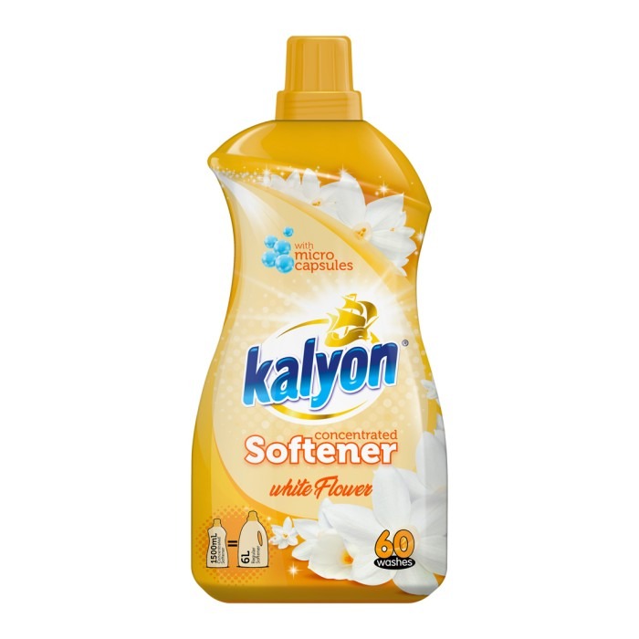Кондиционер для белья Kalyon Blossom white 1.5 л кондиционер для белья vash gold cotton blossom 1 л
