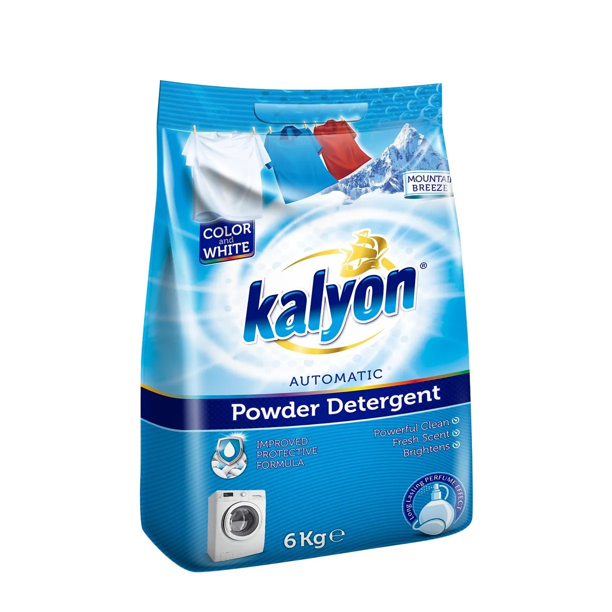 Порошок стиральный Kalyon Mountain breeze 6 кг порошок стиральный kalyon mountain breeze 3 кг