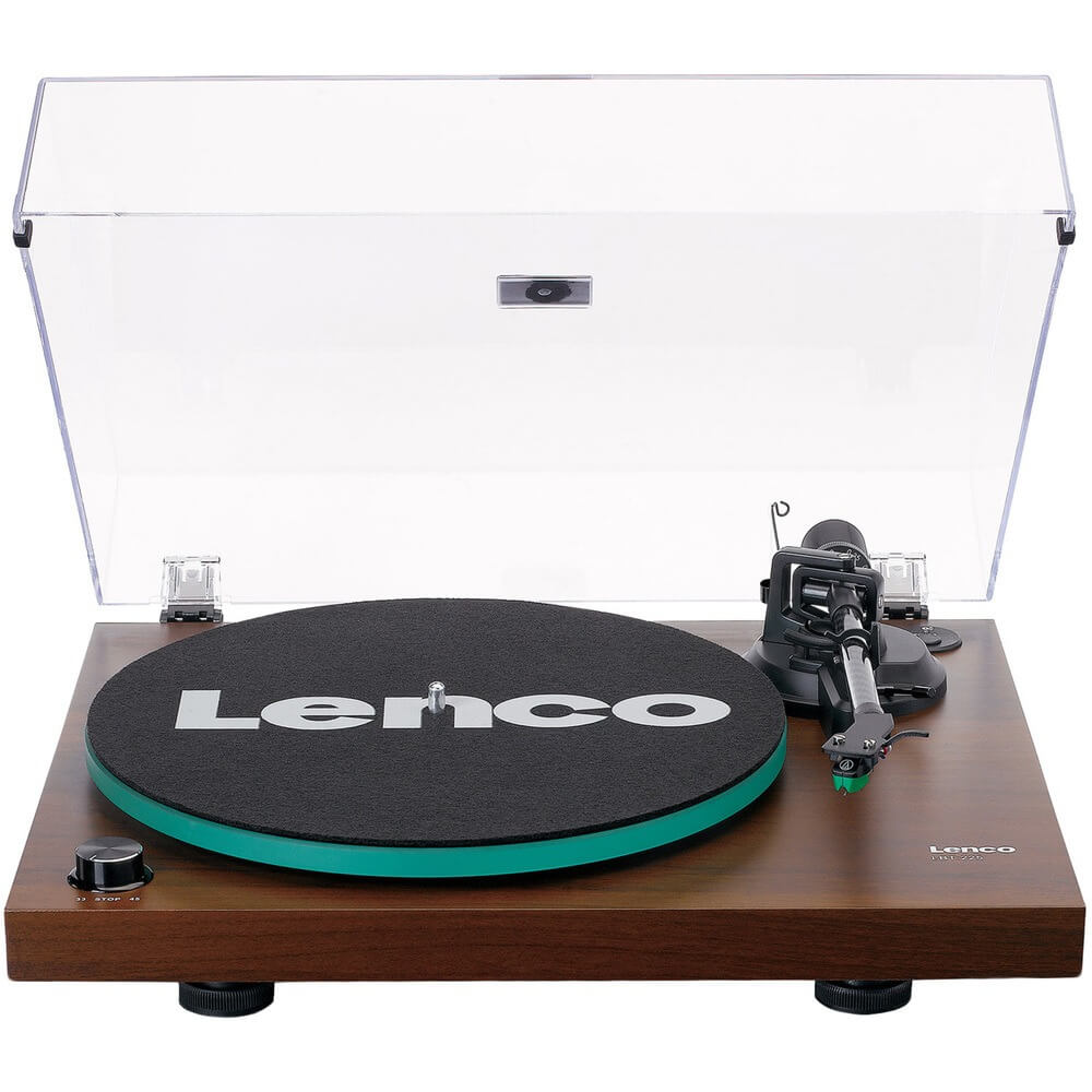 Проигрыватель виниловых пластинок Lenco LBT-225 Walnut, цвет коричневый - фото 1