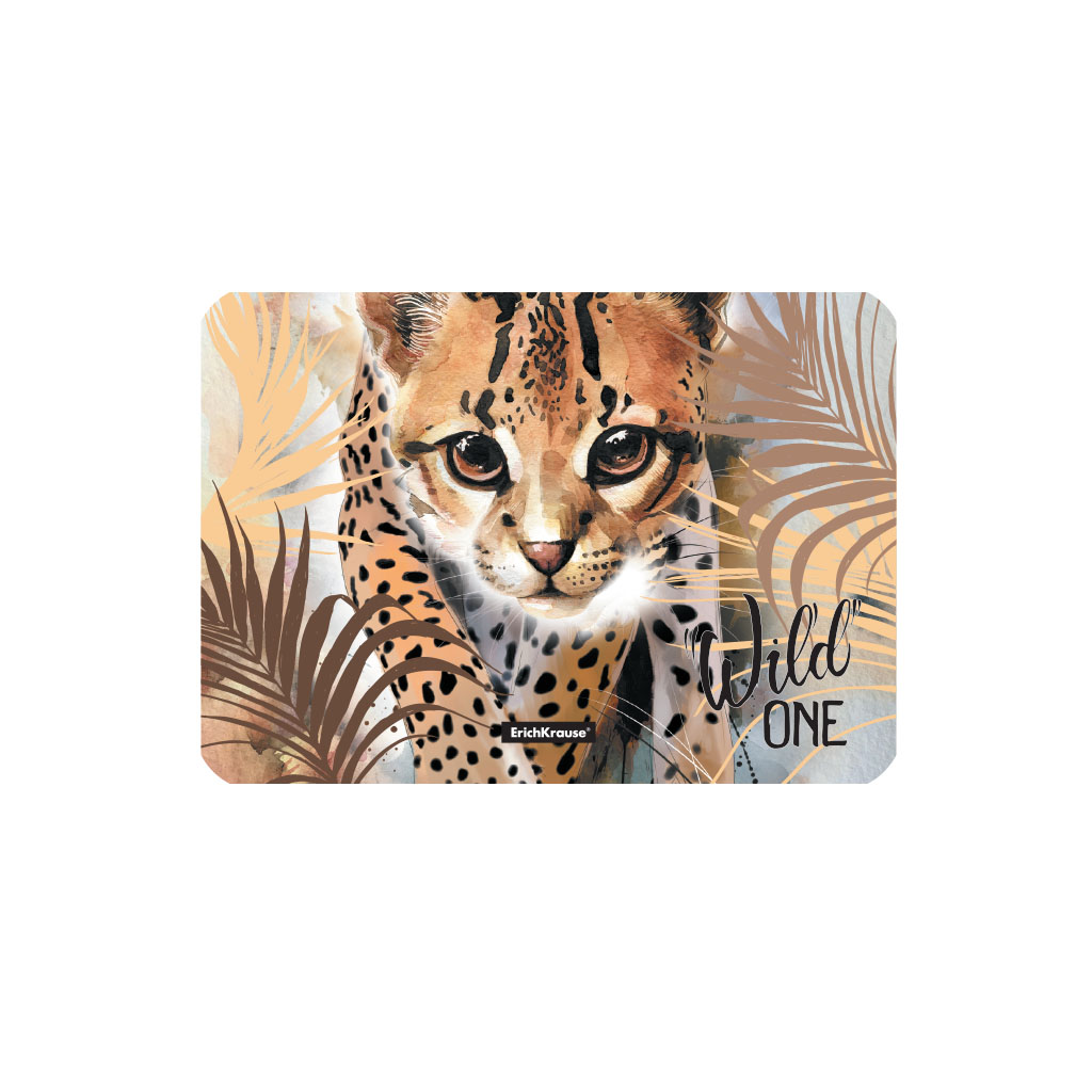 Подкладка настольная пластиковая Erich Krause Wild Cat A4 подкладка настольная пластиковая erich krause wild cat a4