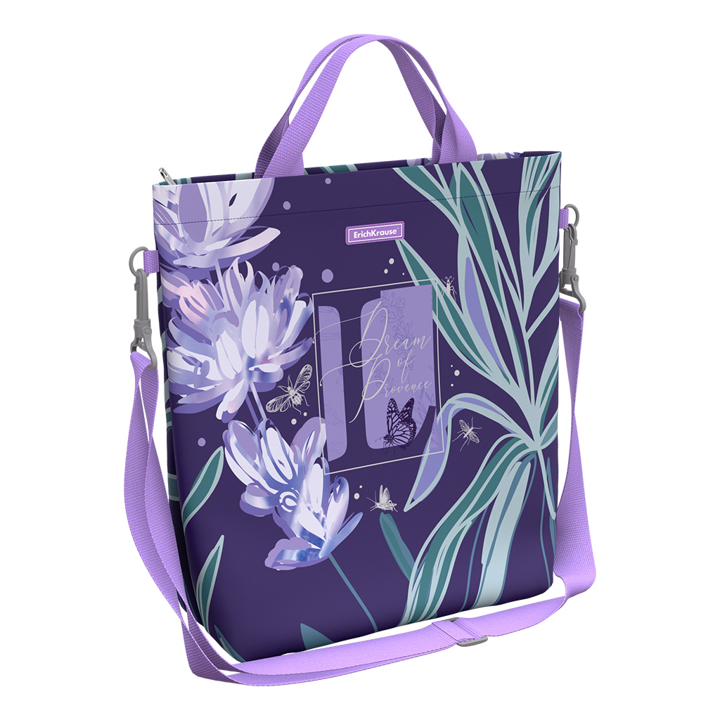 

Сумка-шоппер Erich Krause Tote 14 L Lavender, Мультиколор
