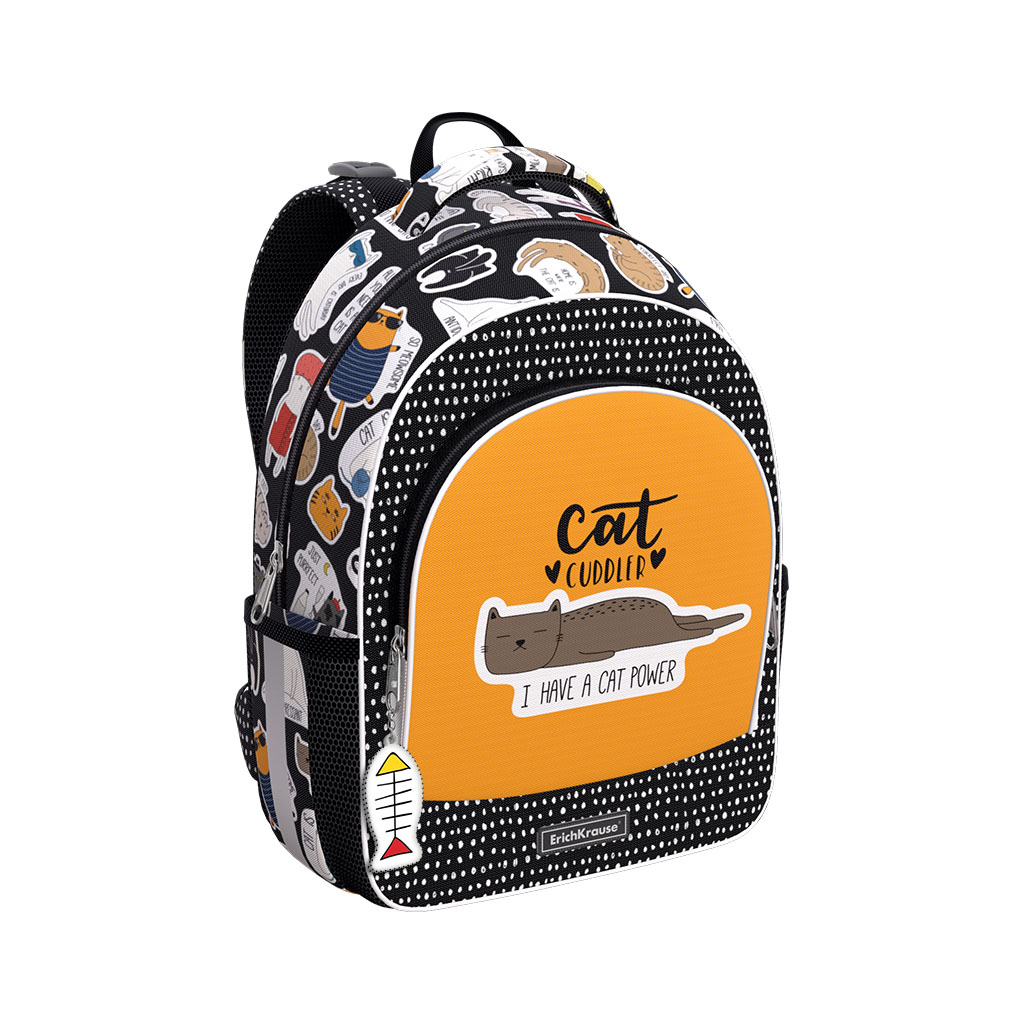 Ученический рюкзак Erich Krause ErgoLine 15 L Funny Kittens ученический рюкзак erichkrause