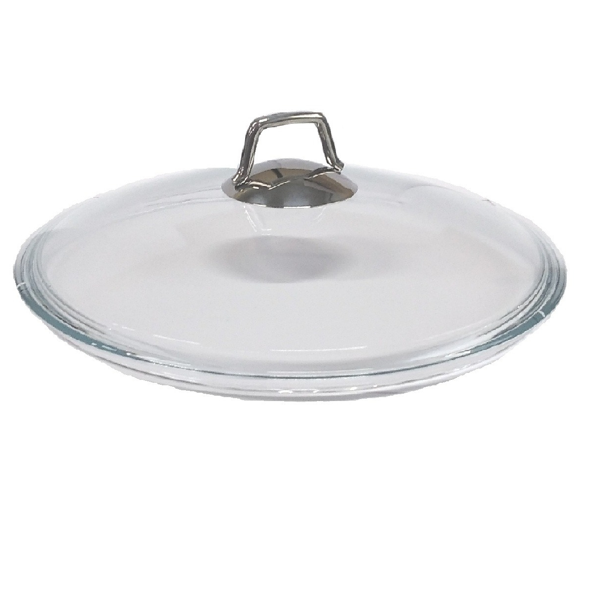 Крышка стеклянная Victoria с металлической ручкой 28 см подставка для хранения сковород доляна 24×27×26 см хром