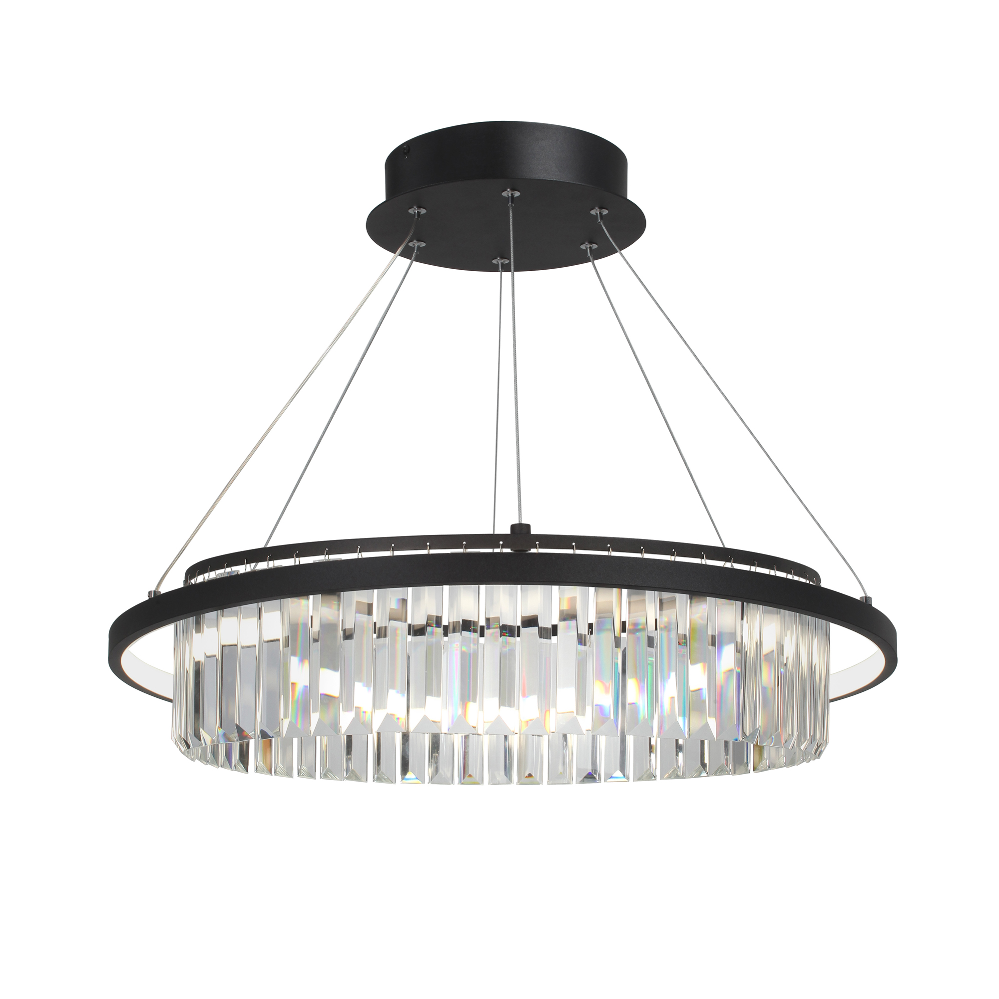 Светильник Vitaluce Led V5401-1/1S 37Вт3900-4200К светодиодный подвесной светильник в скандинавском стиле освещение для кухни гостиной лампа со стразами для столовой подвесное освещени