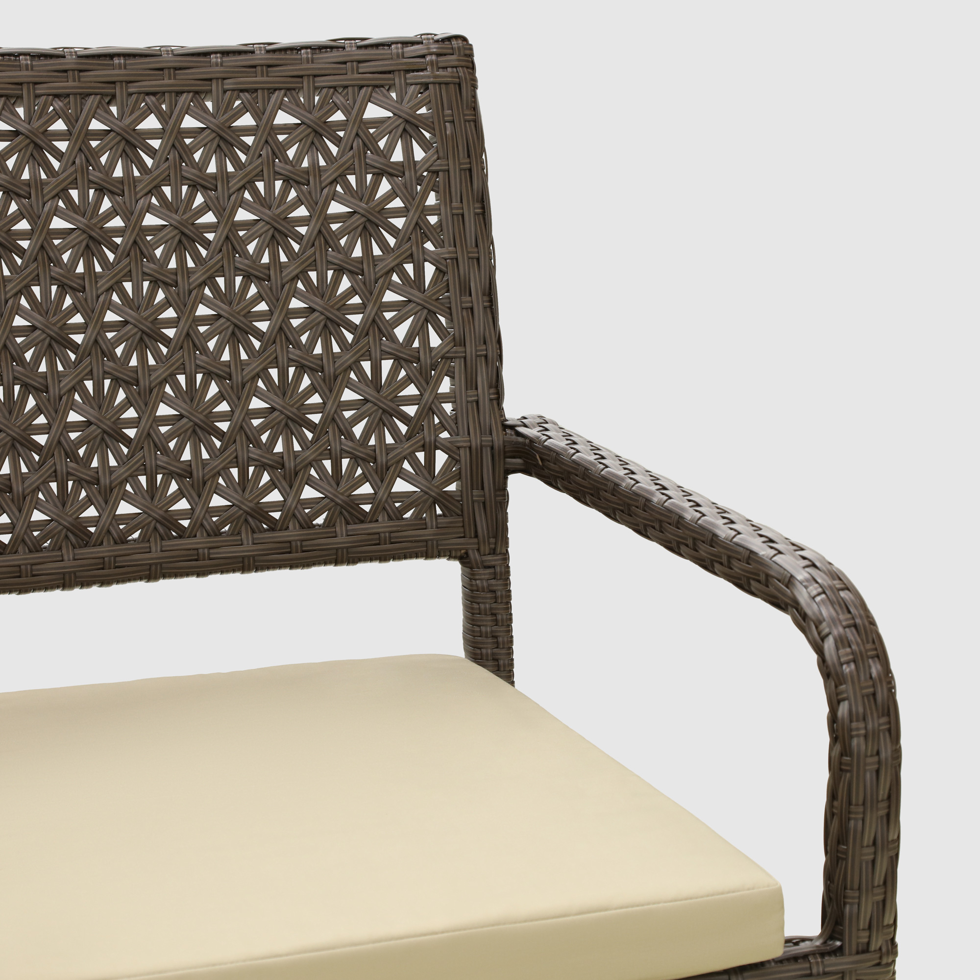 Комплект мебели Ns Rattan Martin 7 предметов, цвет коричневый, размер 220х75х75 - фото 16