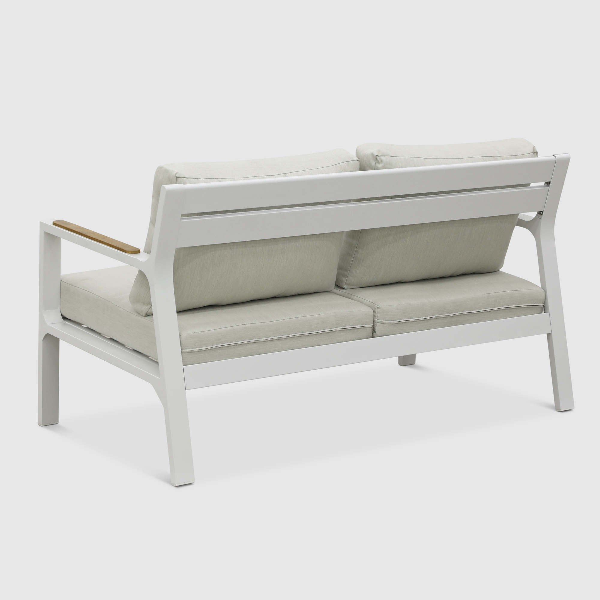 фото Комплект мебели bizzotto ernst белый с подушками 4 предмета