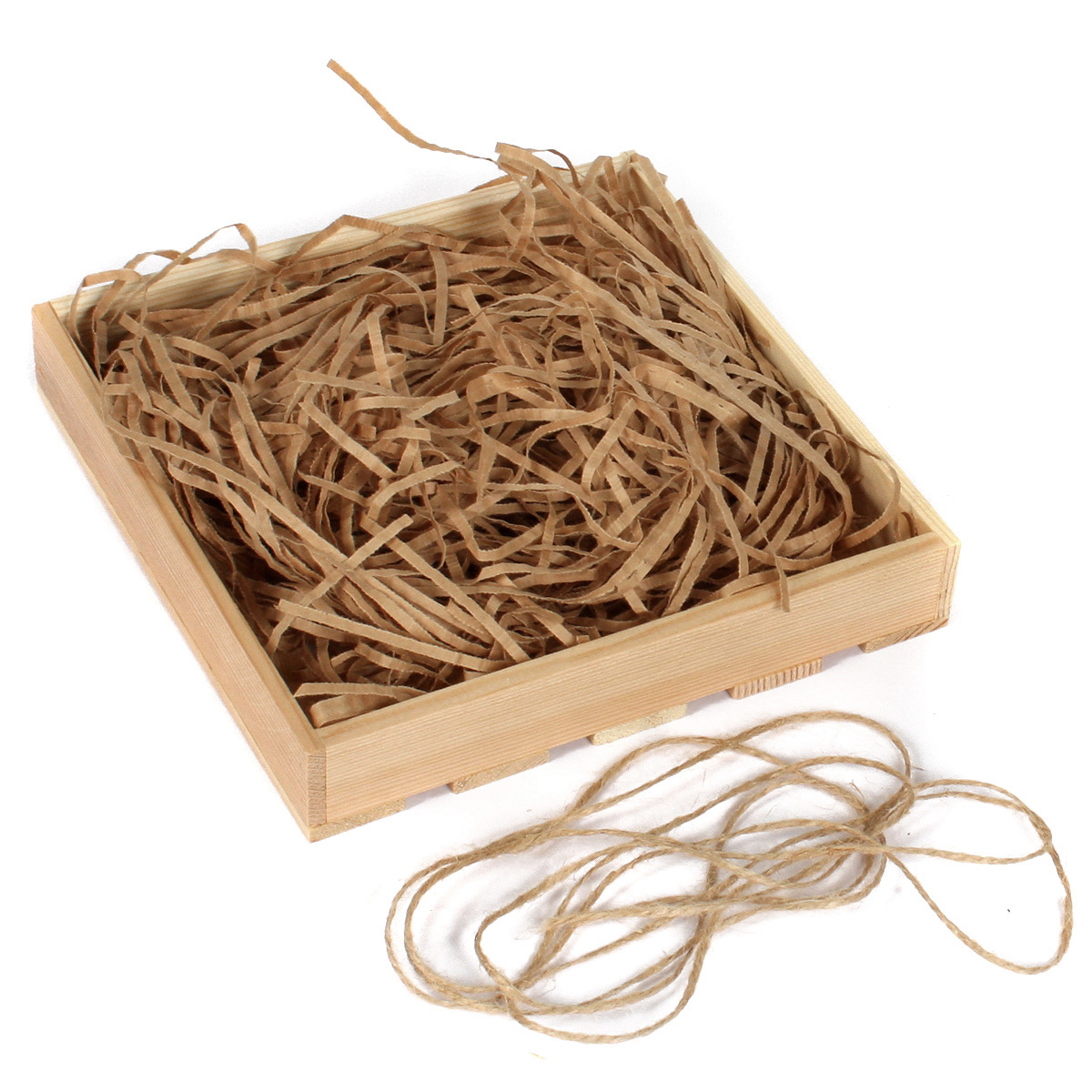 Коробка деревянная Grand Gift 100 квадратная со шнурком и наполнителем 20х20х3 см коробка пенал подарочная деревянная 20×14×8 см