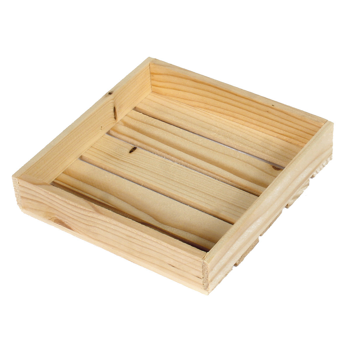 Коробка деревянная Grand Gift 402 поддон 16,5х16,5х1,8 см подарочная коробка с отделением для сладостей подарочных наборов цветочных композиций