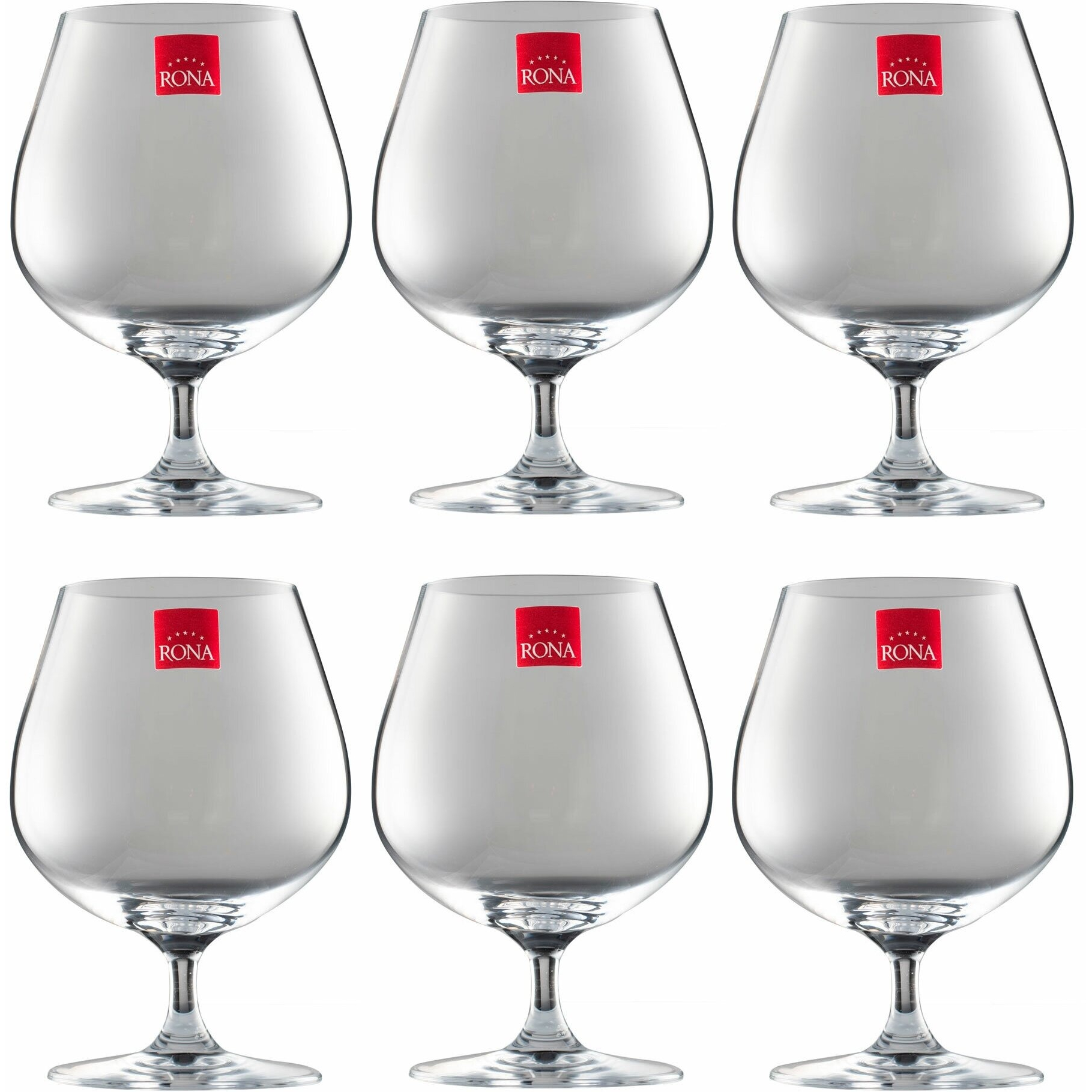 Набор бокалов для бренди Rona Universal 400 мл 6 шт набор цветных бокалов для бренди 400 мл