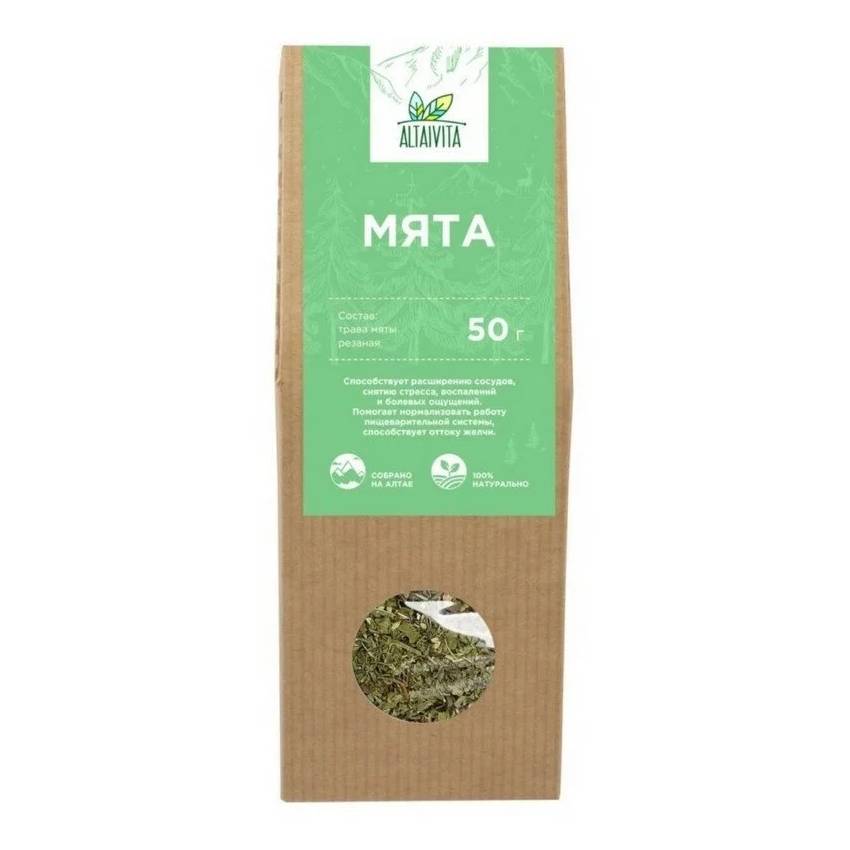 Сбор Алтайвита травяной Мята, 45 г чай горно алтайский нарине травяной 60x1 5 г
