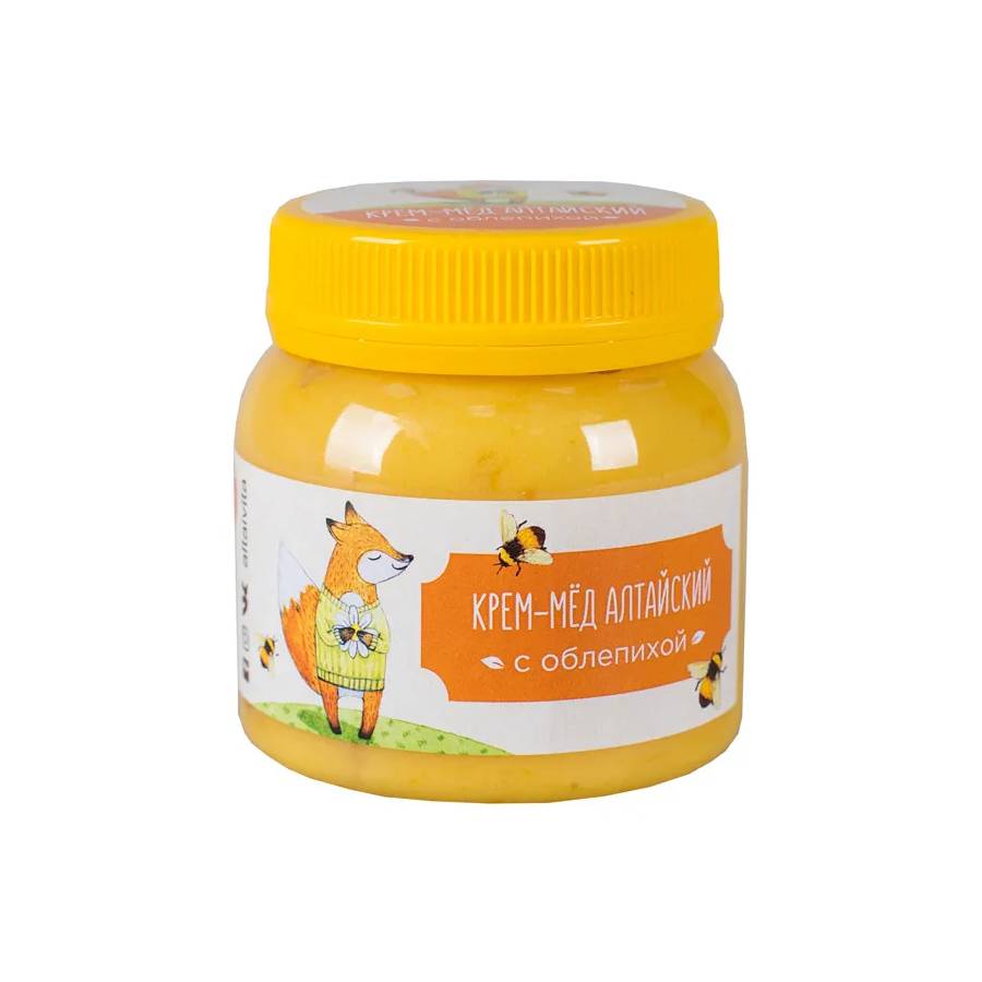 Крем-мёд Алтайвита с облепихой, 300 г