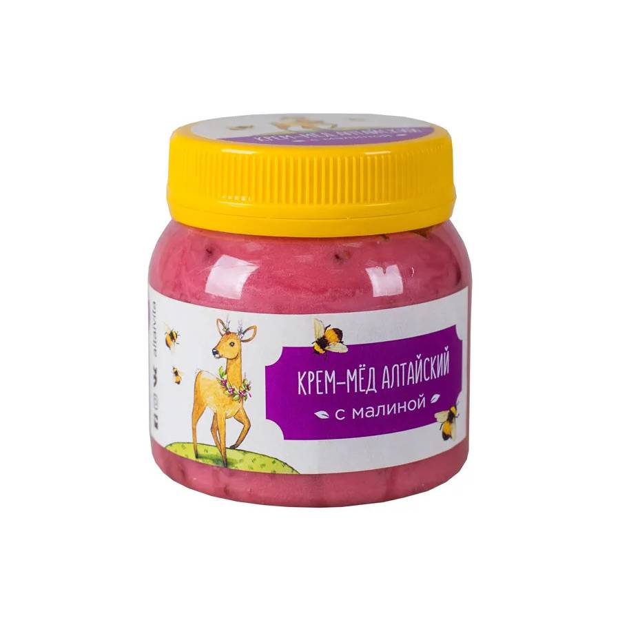 Крем-мёд Алтайвита Алтайский с малиной, 300 г