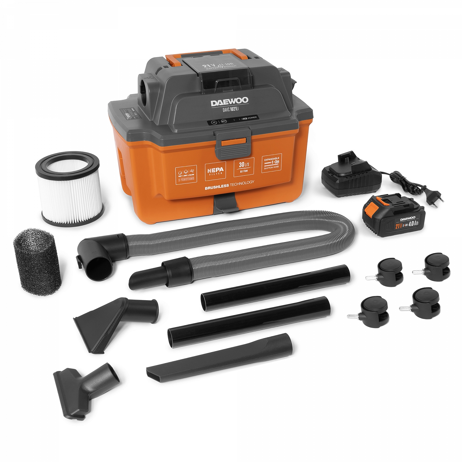 Пылесос Аккумуляторный DAEWOO DAVC 1621Li SET