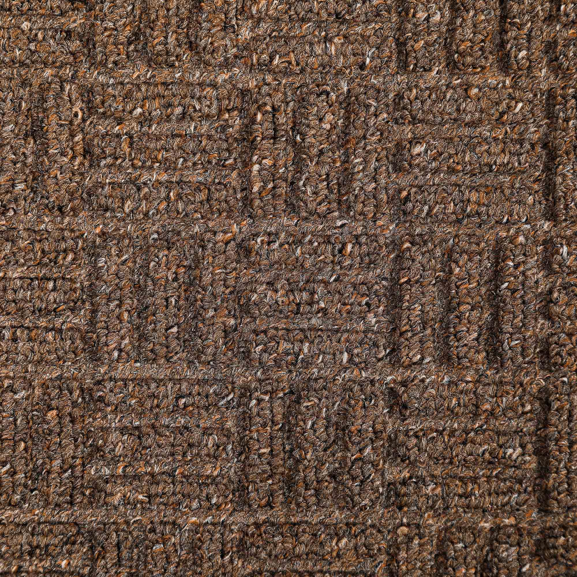 Коврик Jansons Balers коричневый узор квадрат 60х90 см - фото 5