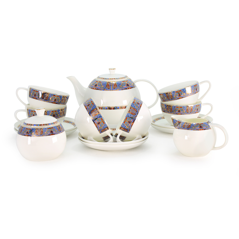 Сервиз чайный АККУ 715512А Тамерлан 6 персон 15 предметов 25999₽