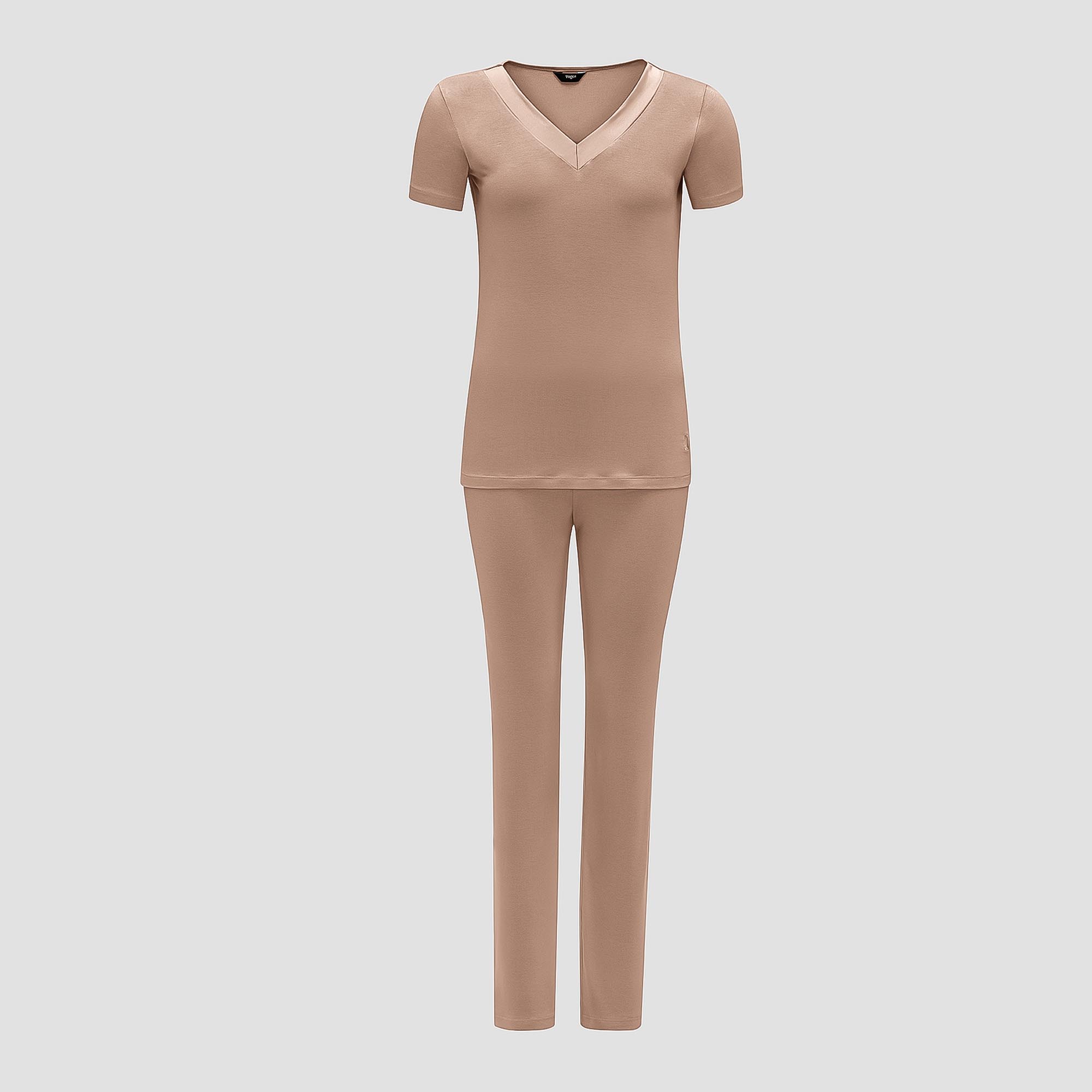 Пижама Togas Ингелла розово-бежевая женская S(44) 2 предмета