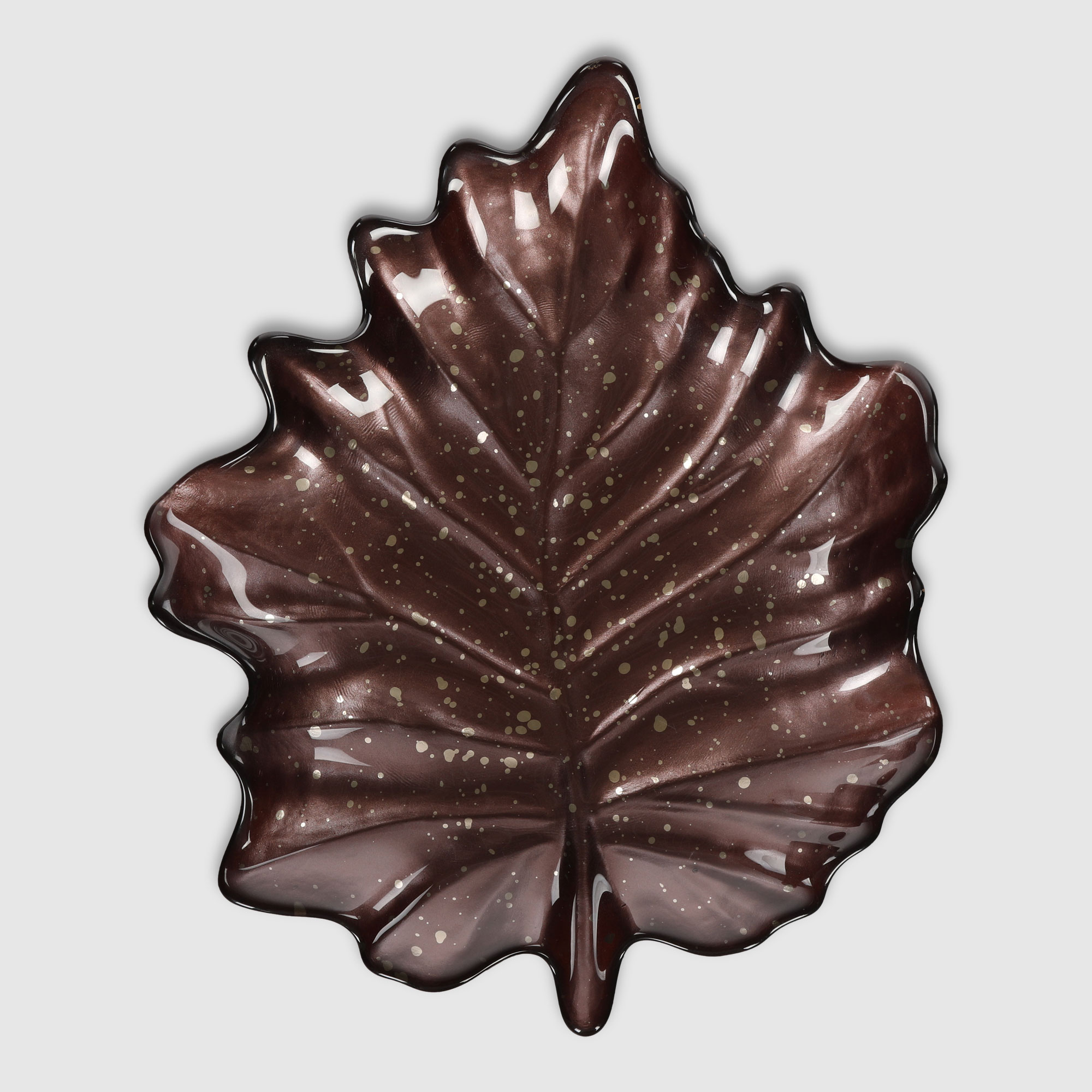Блюдо ArdaCam Leaves красный метал 31х24 см блюдо ardacam leaves прозрачное 33 5х28 см