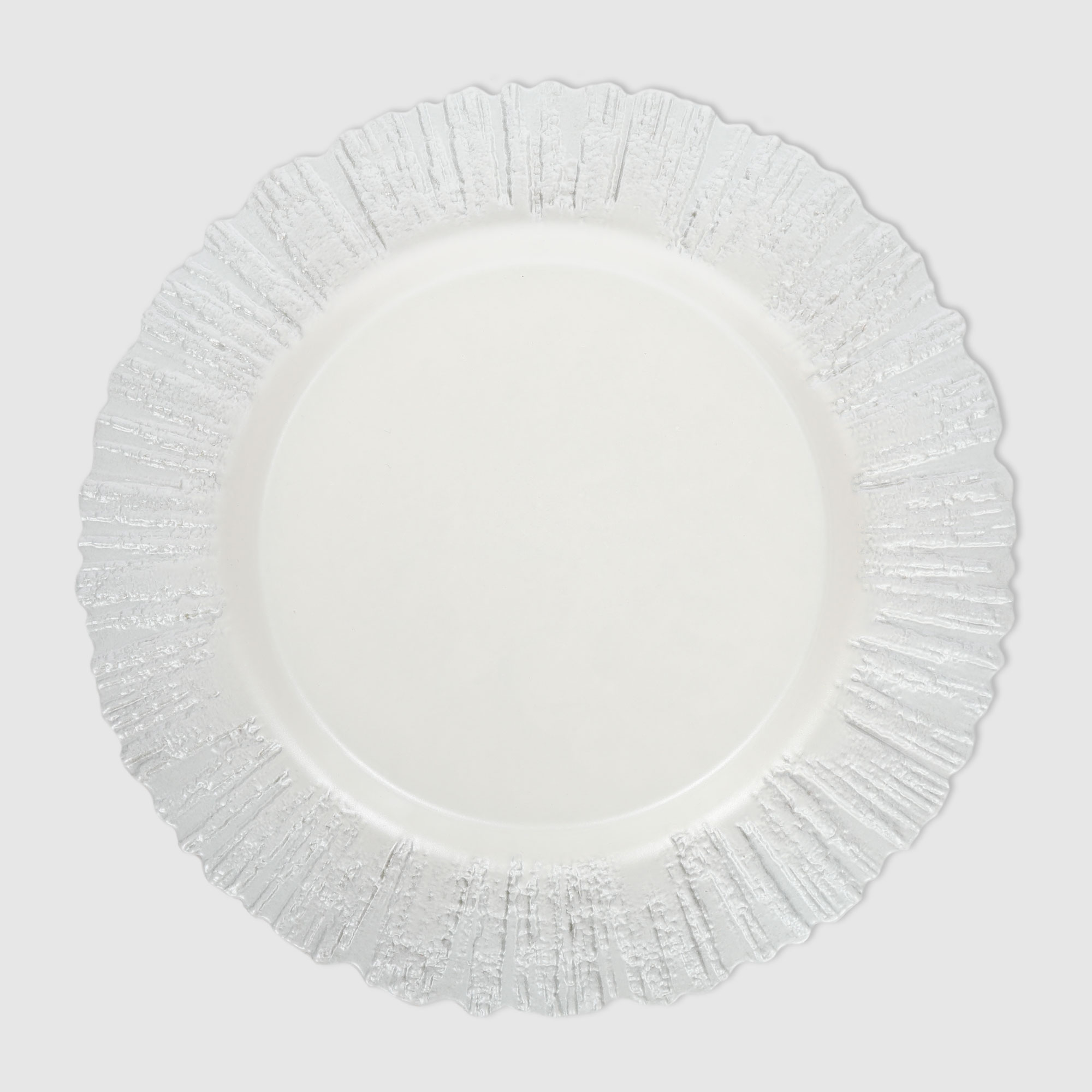 Тарелка ArdaCam Aura 21 см, цвет белый - фото 6
