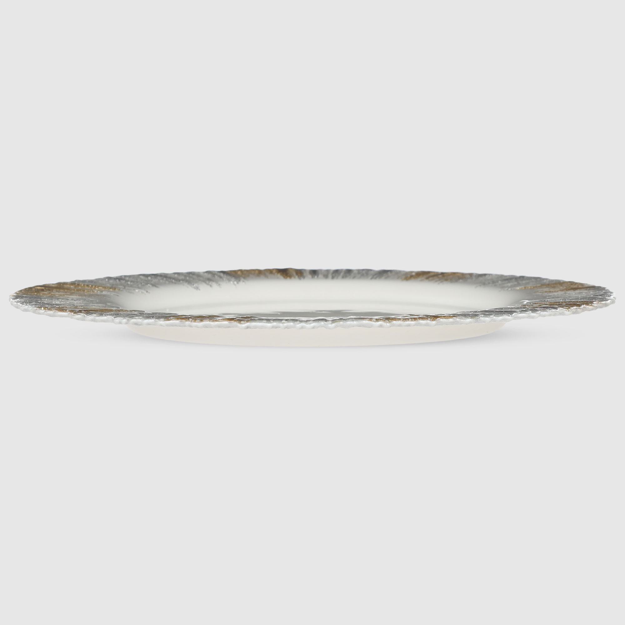 Тарелка ArdaCam Aura 28 см, цвет белый - фото 2