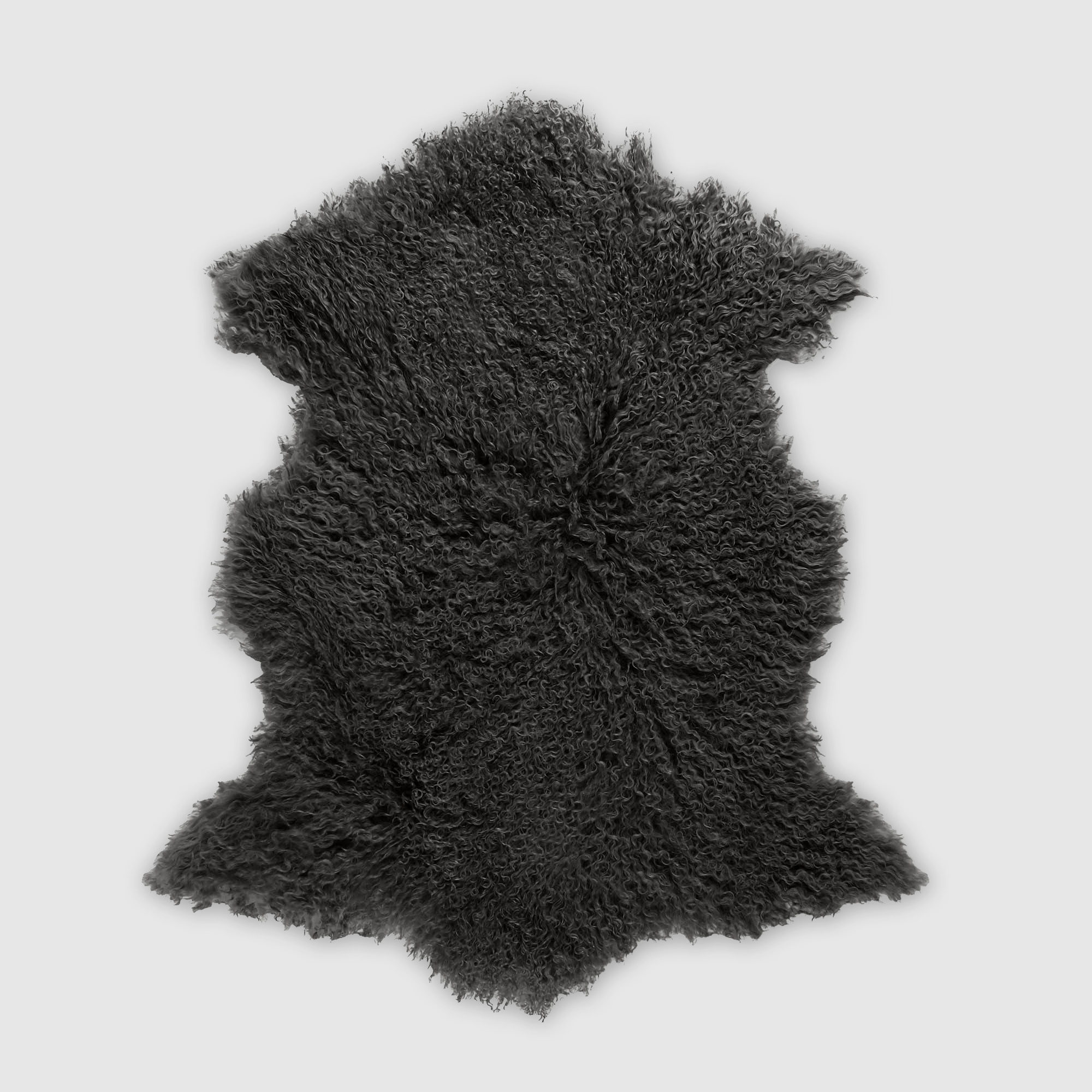 Коврик Henan Prosper charcoal 90 см ворс 80 мм, цвет темно-серый