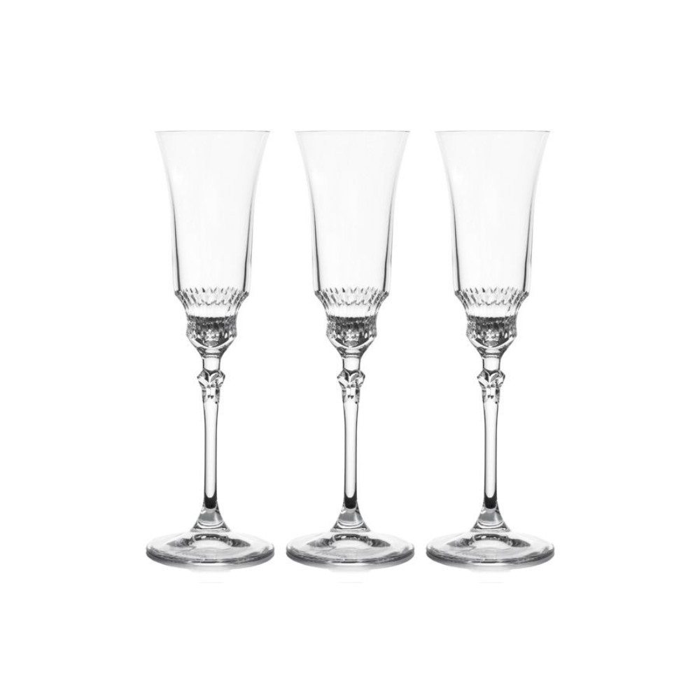 Набор бокалов для шампанского Lareine Gemma Aida 150 мл 6 шт, цвет прозрачный - фото 2