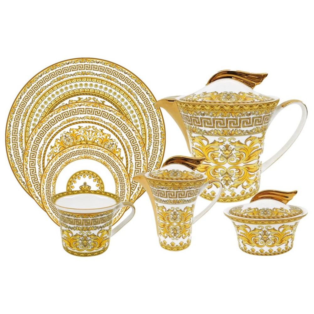 Сервиз чайный Royal Crown Тиара 12 персон 40 предметов сервиз чайный royal crown бабочки 21 предмет 6 персон
