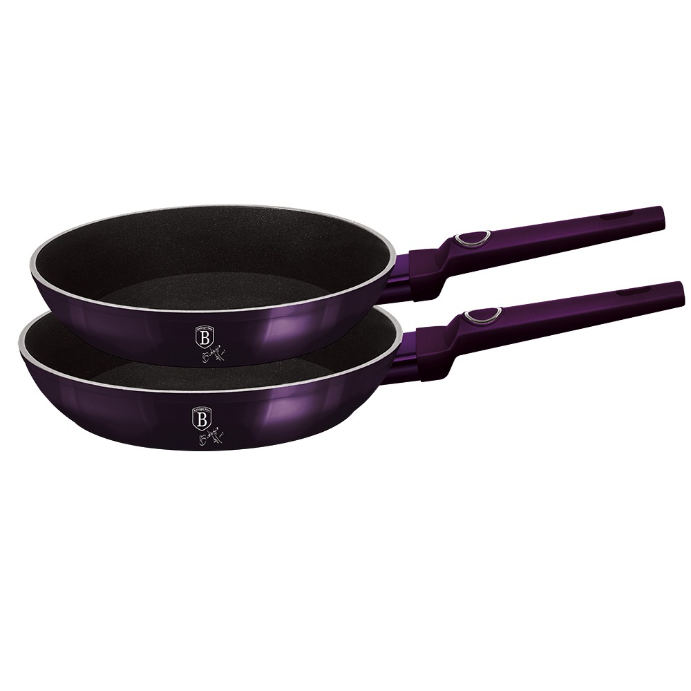 Набор сковородок Berlinger Haus Purple eclips 2 предмета, цвет черный