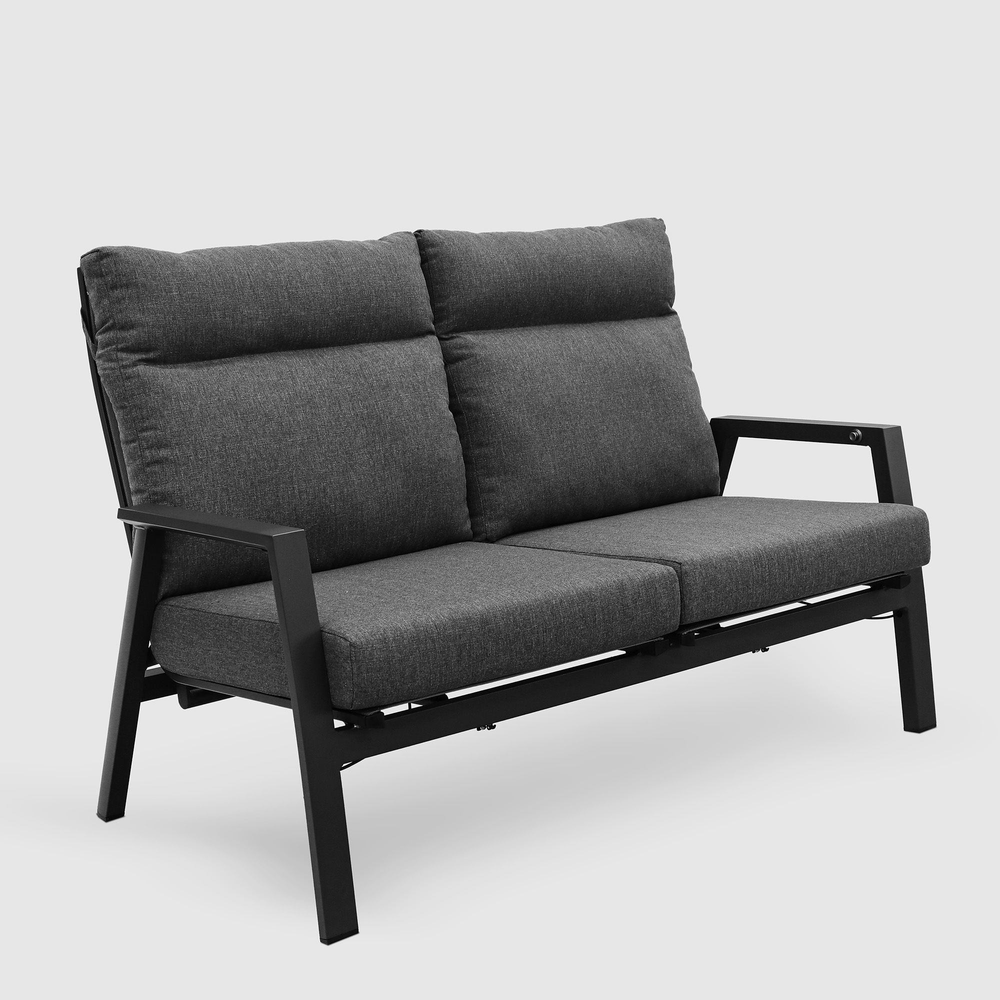 Комплект мебели Bizzotto Kledi 2 предмета, цвет черный, размер 151х64х103 - фото 4