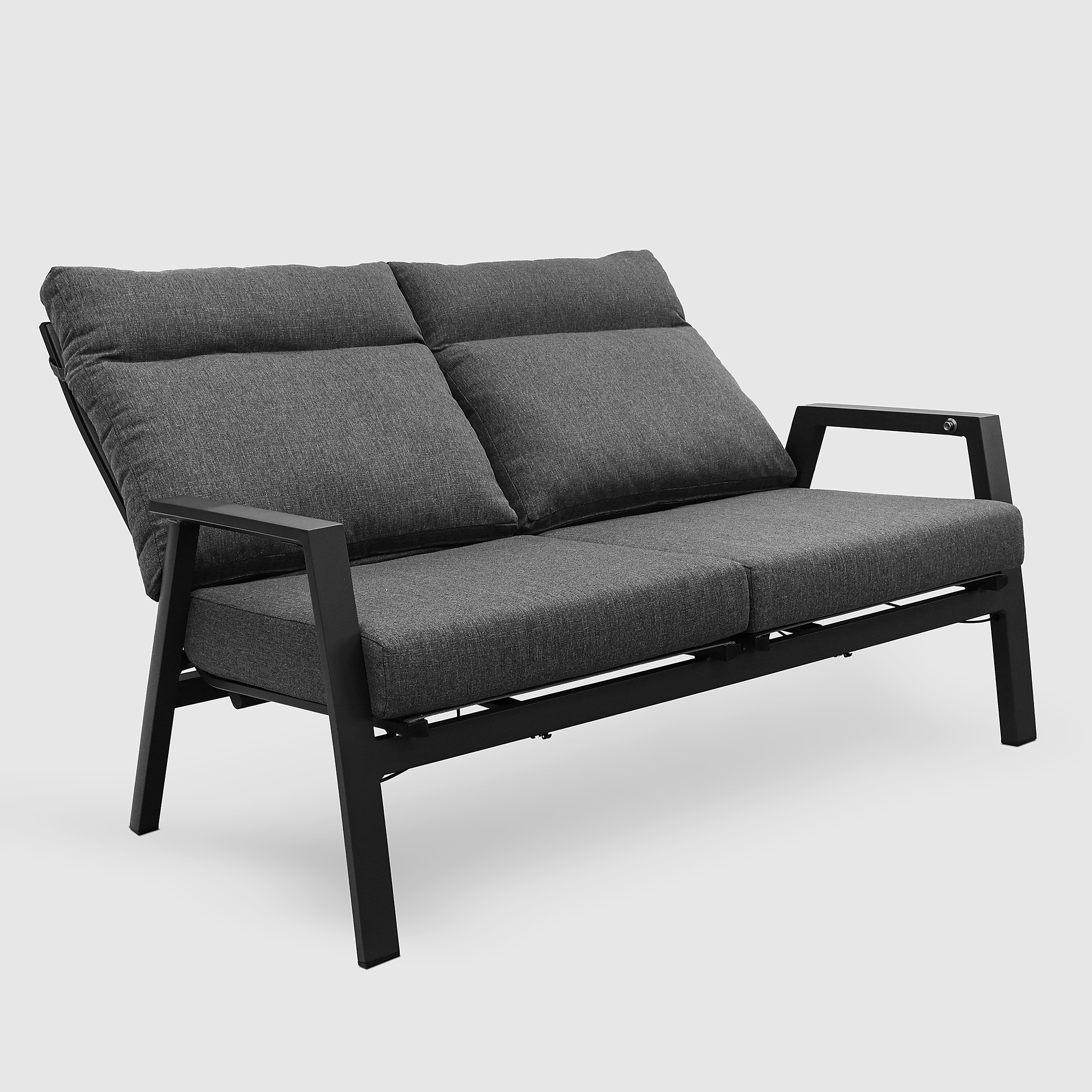 Комплект мебели Bizzotto Kledi 2 предмета, цвет черный, размер 151х64х103 - фото 5