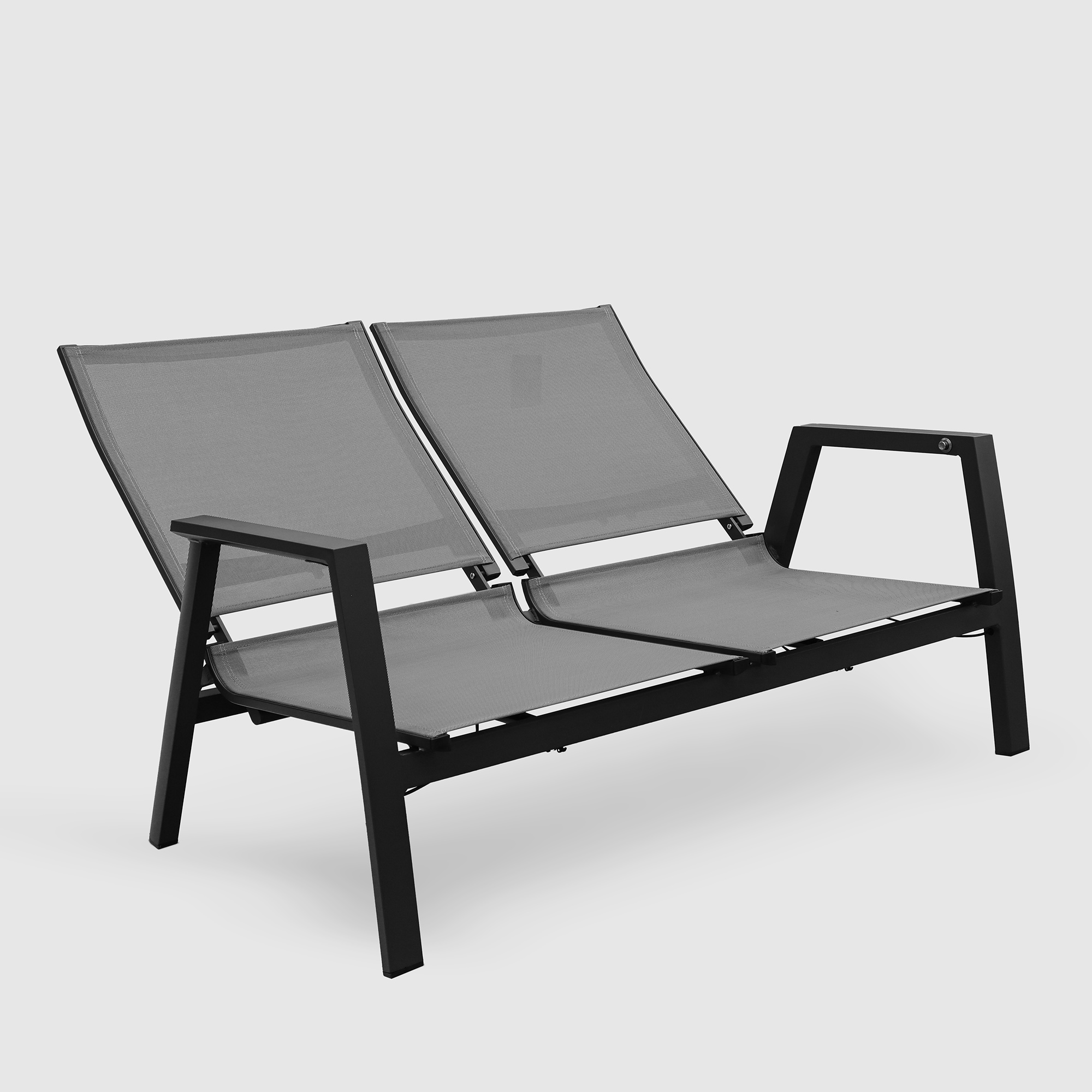 Комплект мебели Bizzotto Kledi 2 предмета, цвет черный, размер 151х64х103 - фото 7