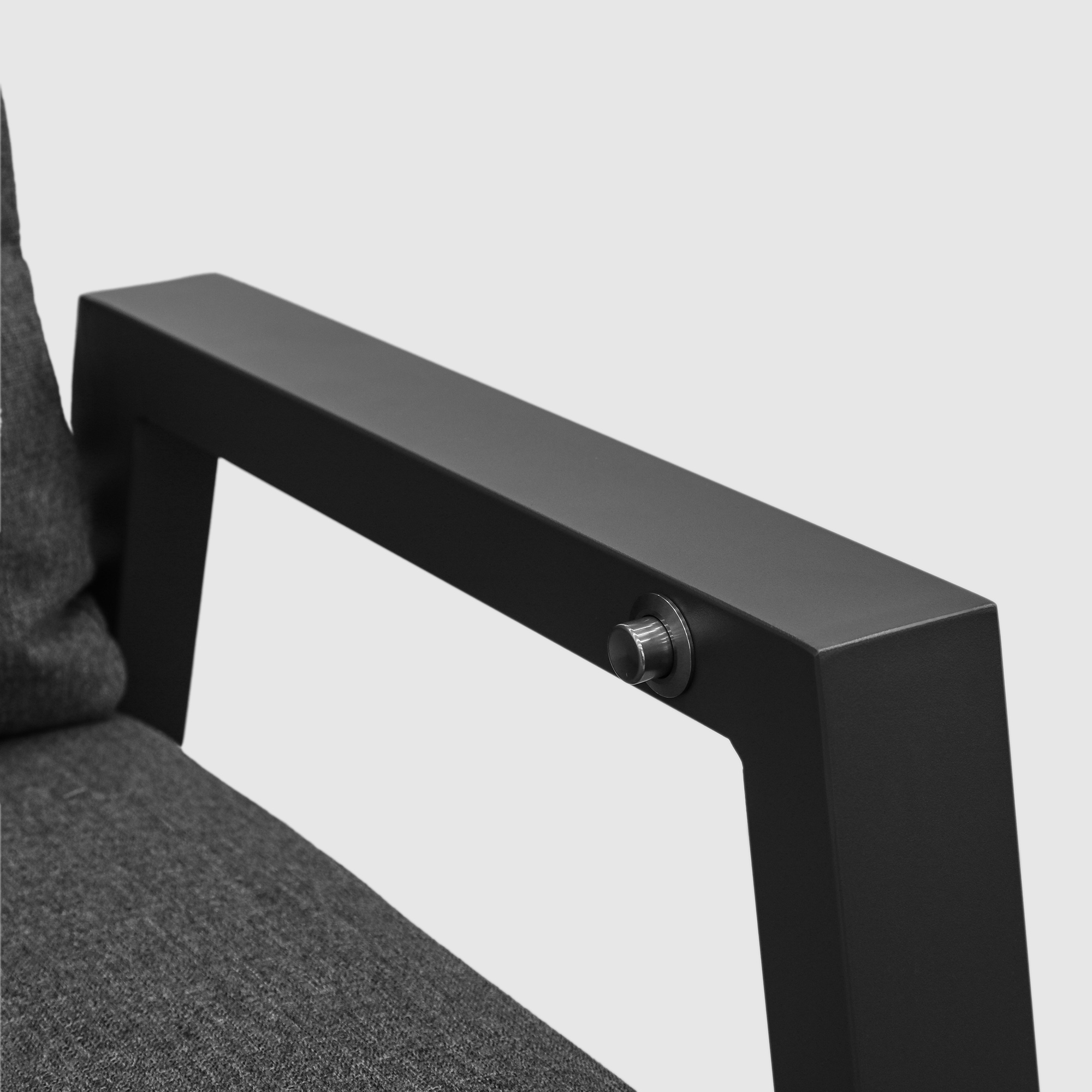 Комплект мебели Bizzotto Kledi 2 предмета, цвет черный, размер 151х64х103 - фото 11