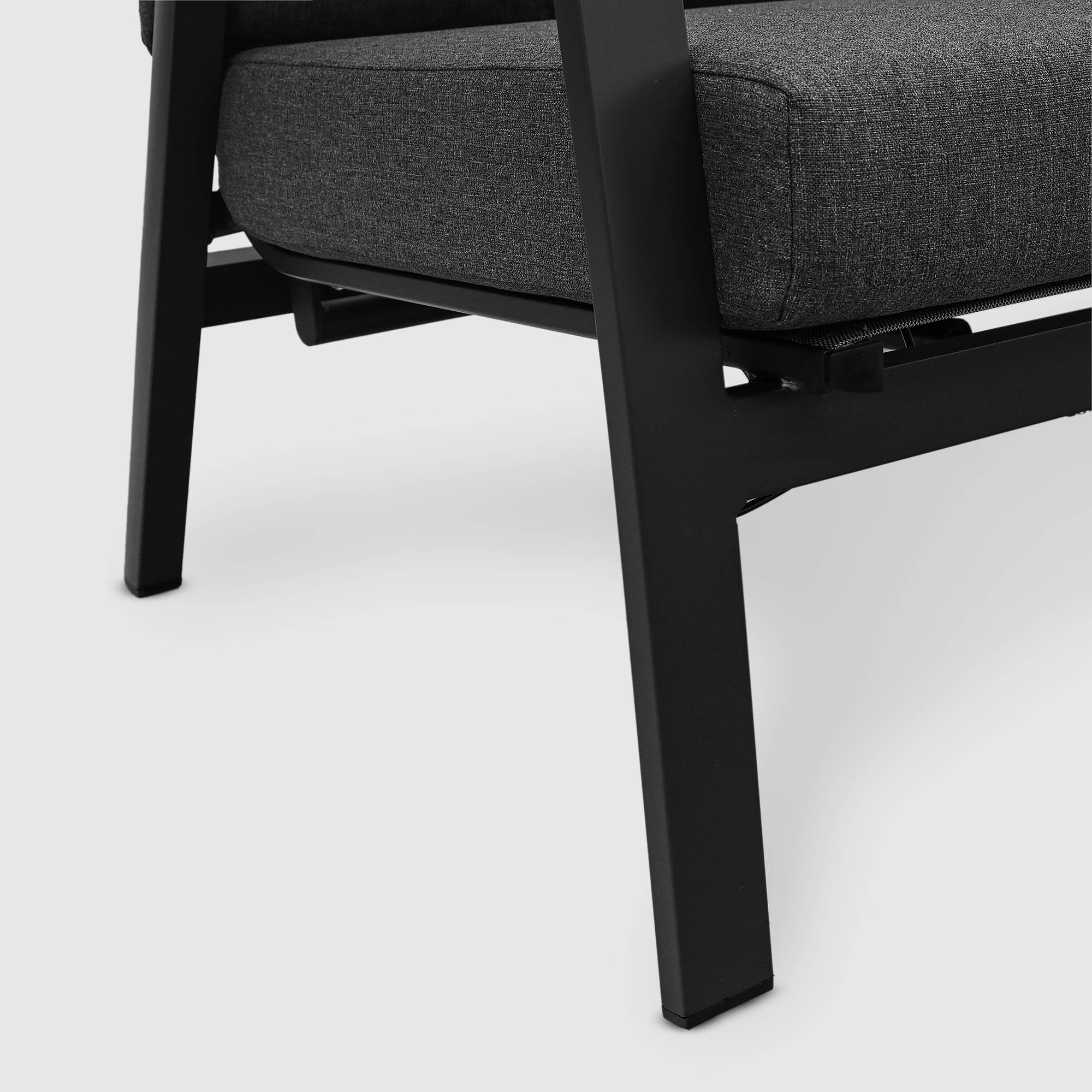Комплект мебели Bizzotto Kledi 2 предмета, цвет черный, размер 151х64х103 - фото 12